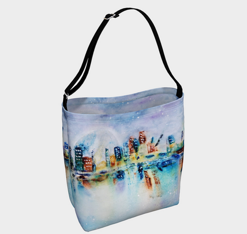 Moon and the City stretchy bag.PNG