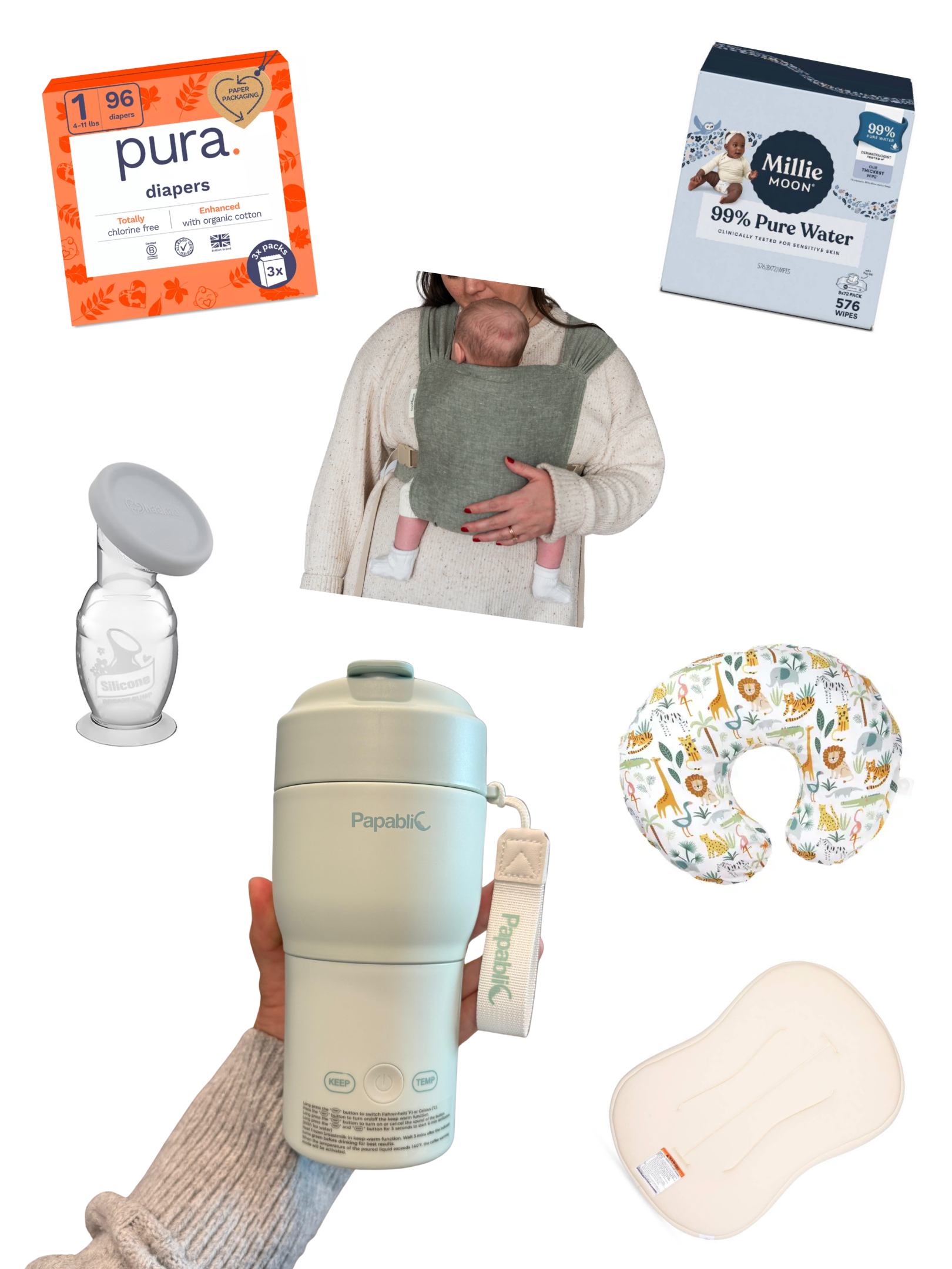 baby essentials - nesting baby essentials