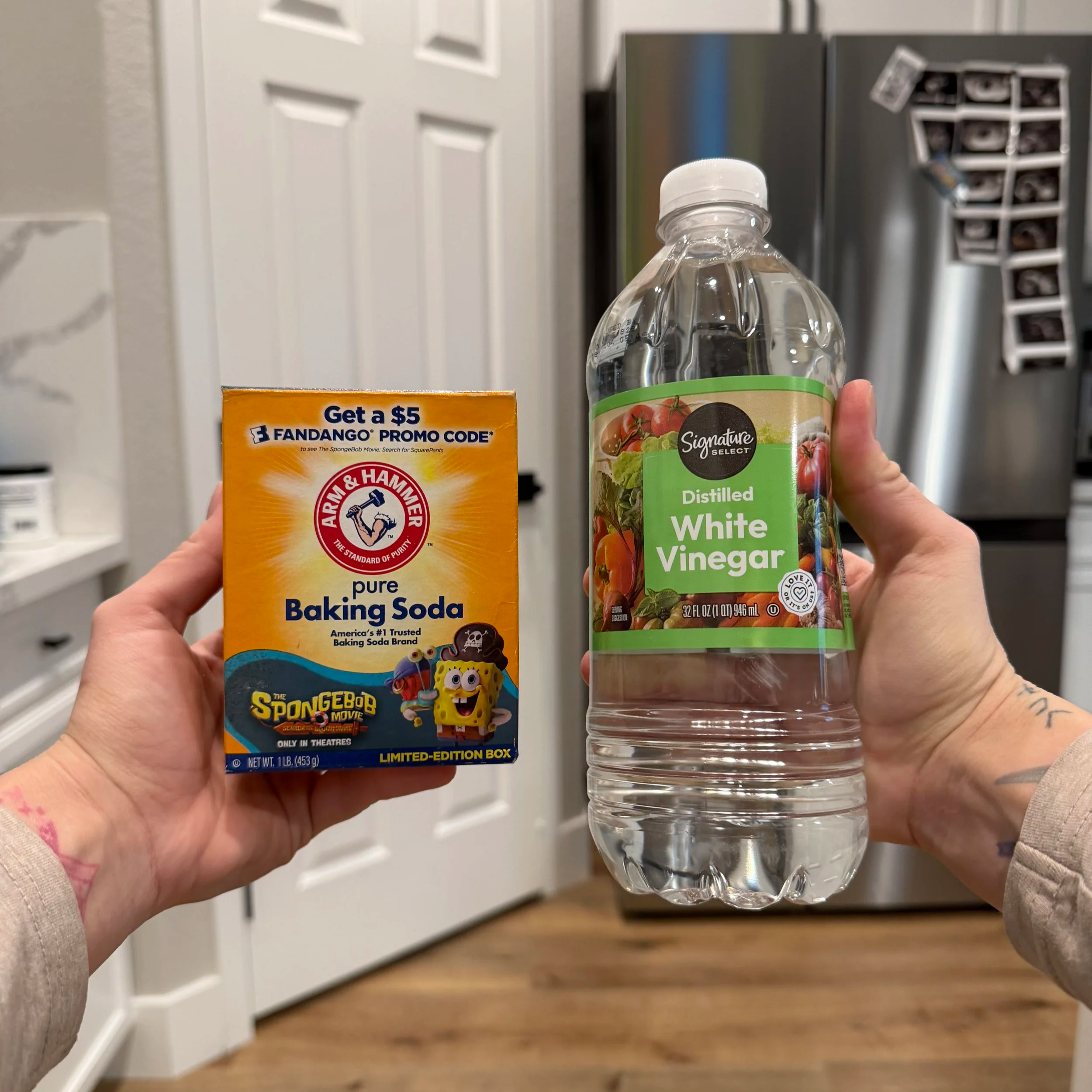 Baking Soda + White Vinegar