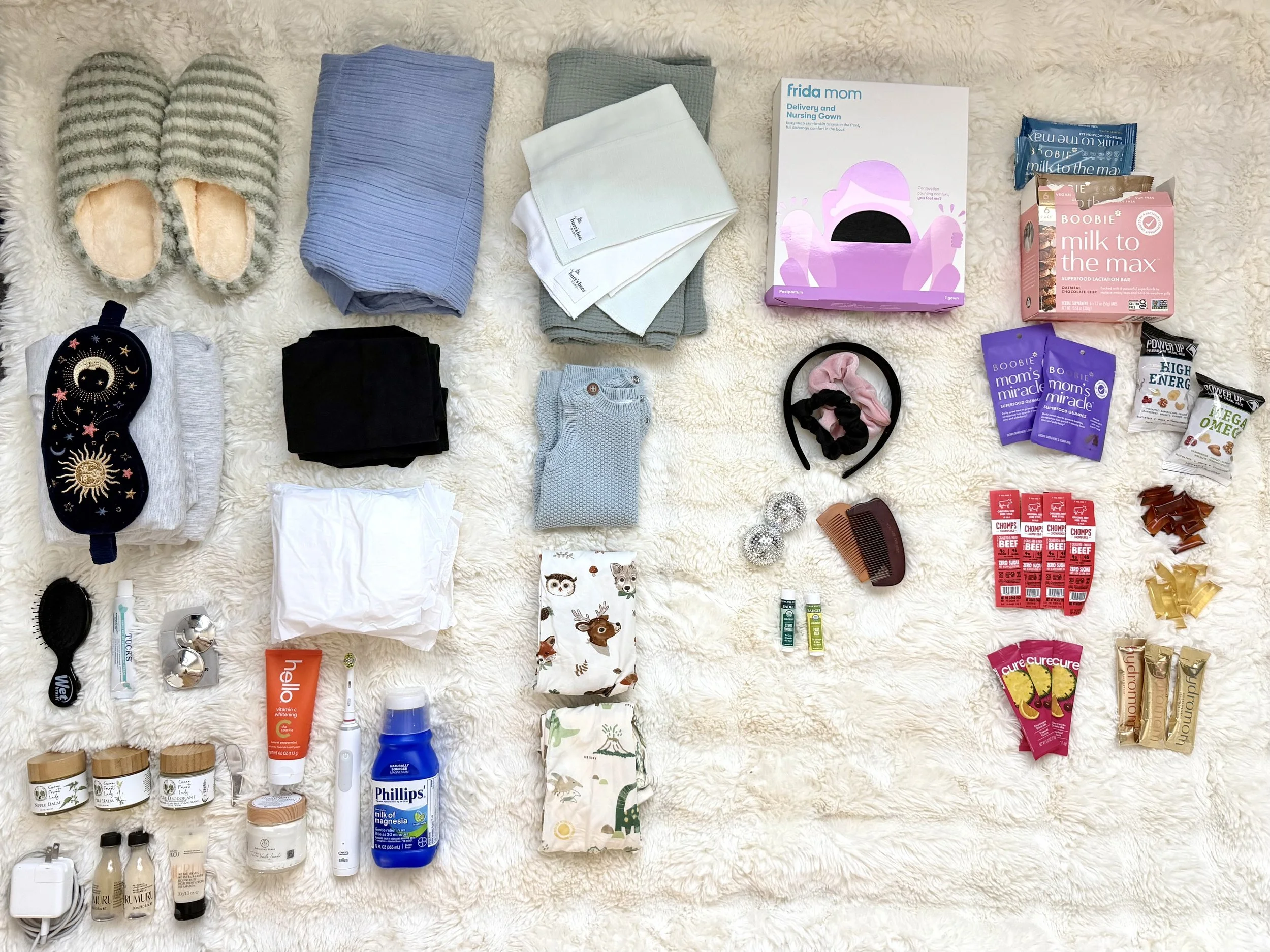 👜 Hospital Bag Essentials (Birth + Mom + Baby)