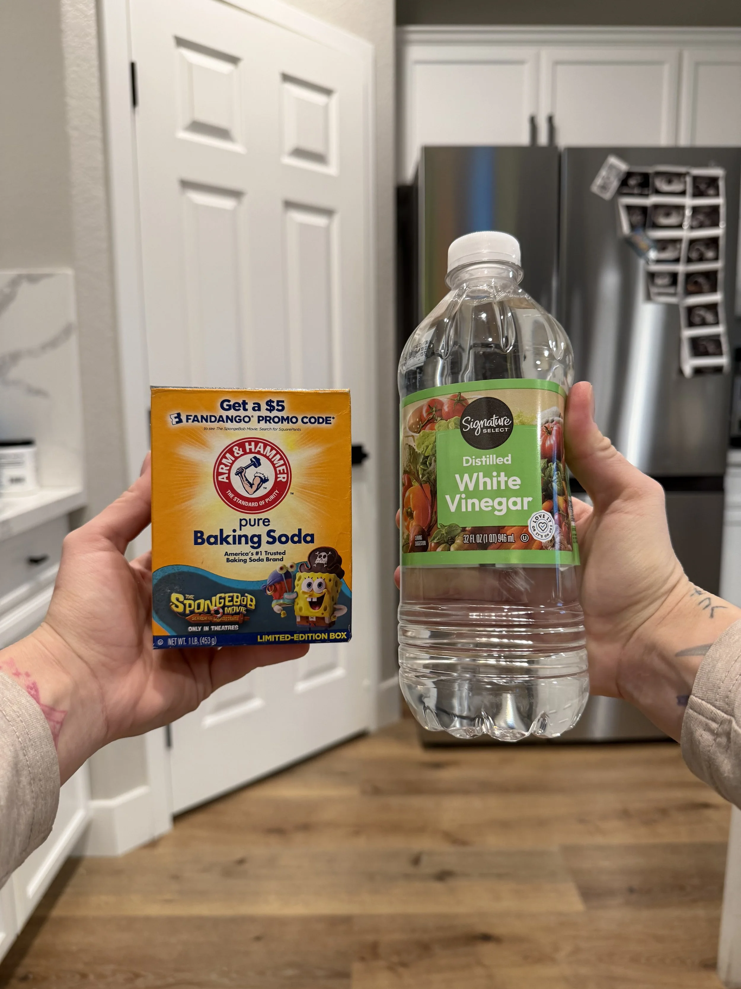 Baking Soda + White Vinegar