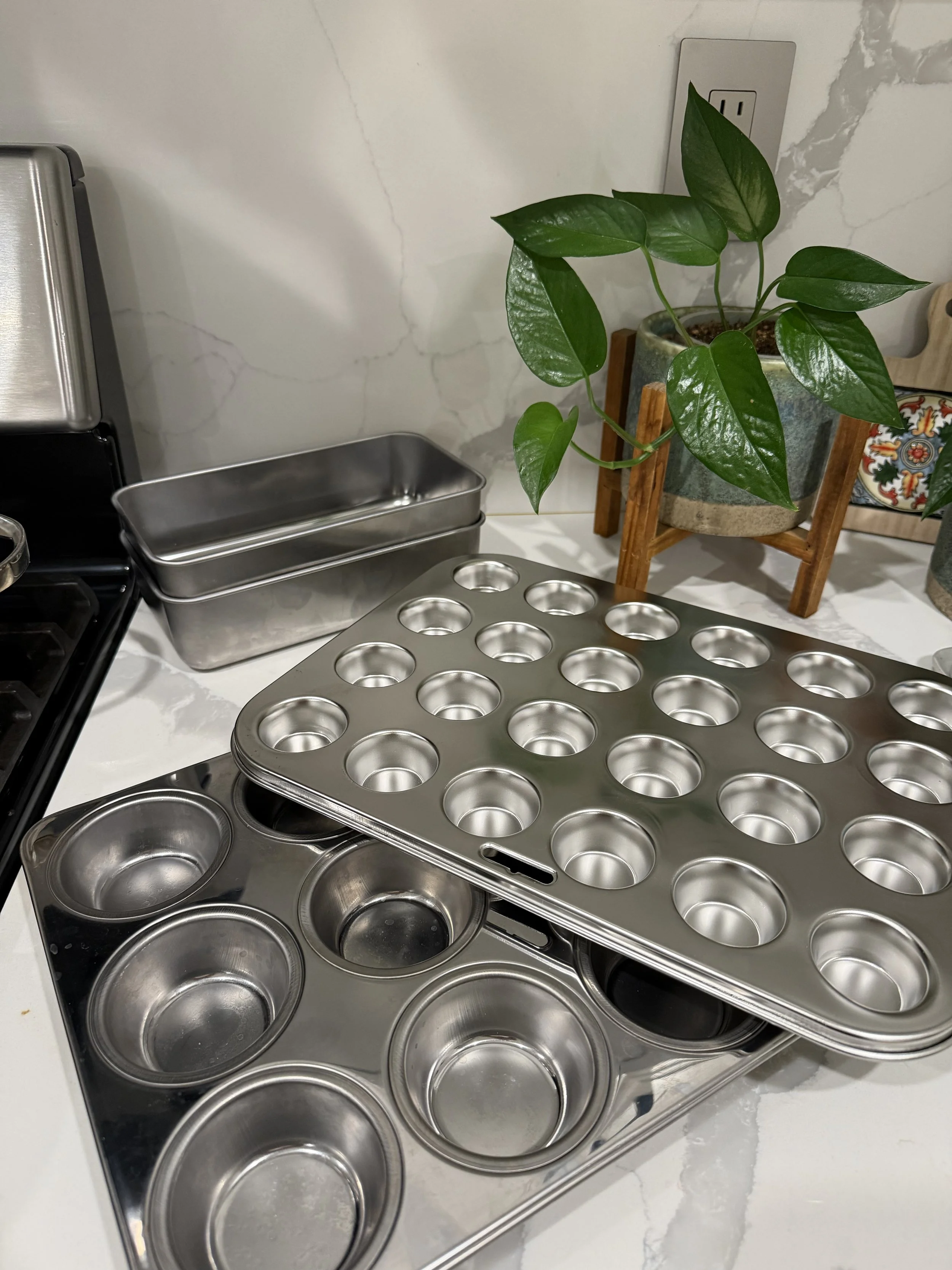 Stainless Steel Muffin and Bread Pan
