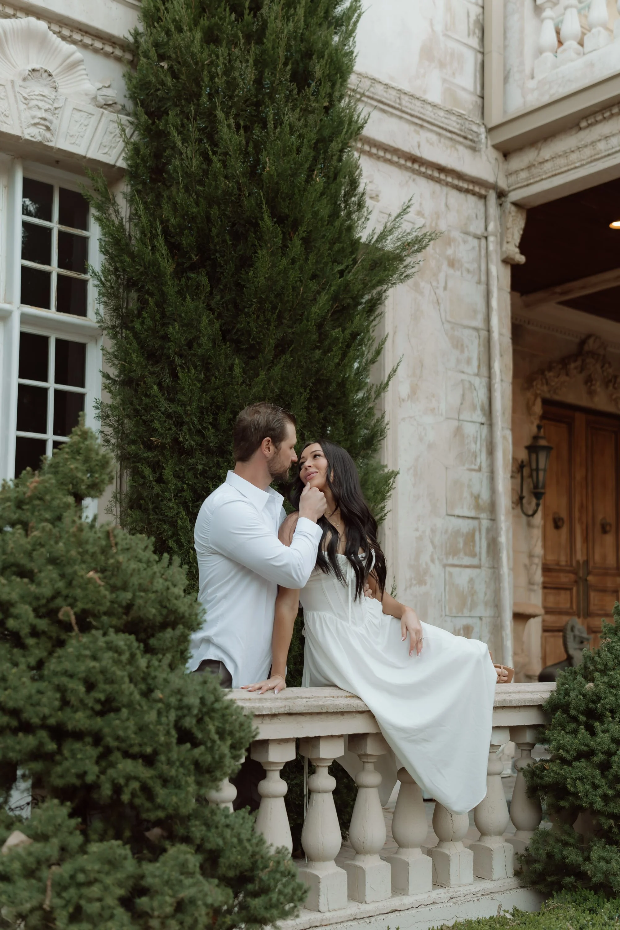 Sunrise Engagement Session at La Caille in Sandy Utah | Annie + Michael