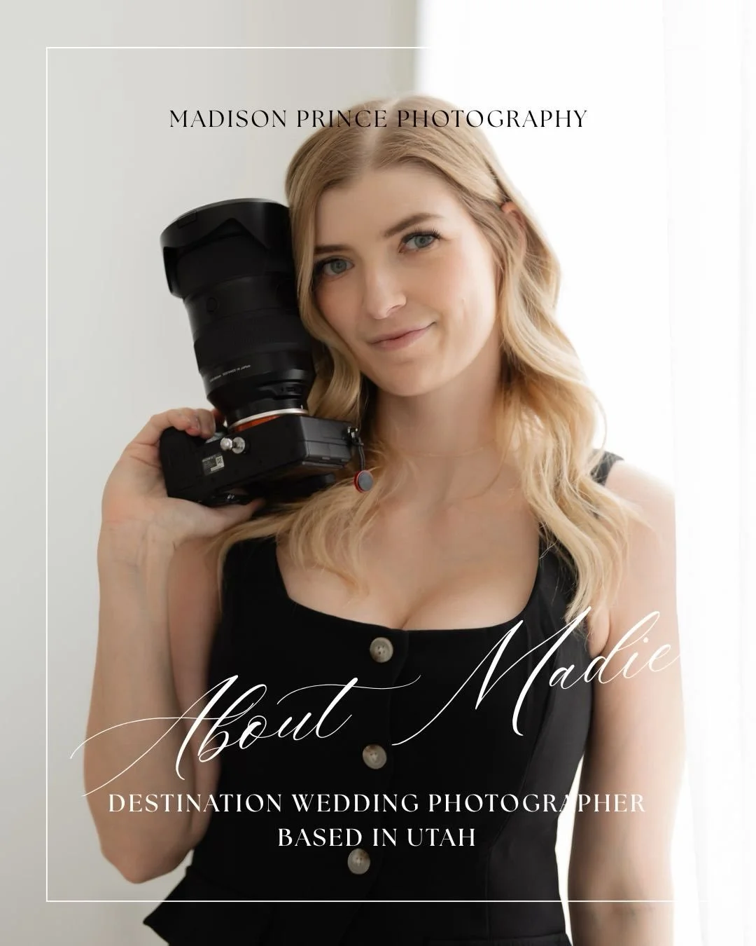Meet your photographer 🤍🥂✨🪩 

#2026bride #2027bride #utahphotographer #utahweddingphotographer #destinationweddingphotographer