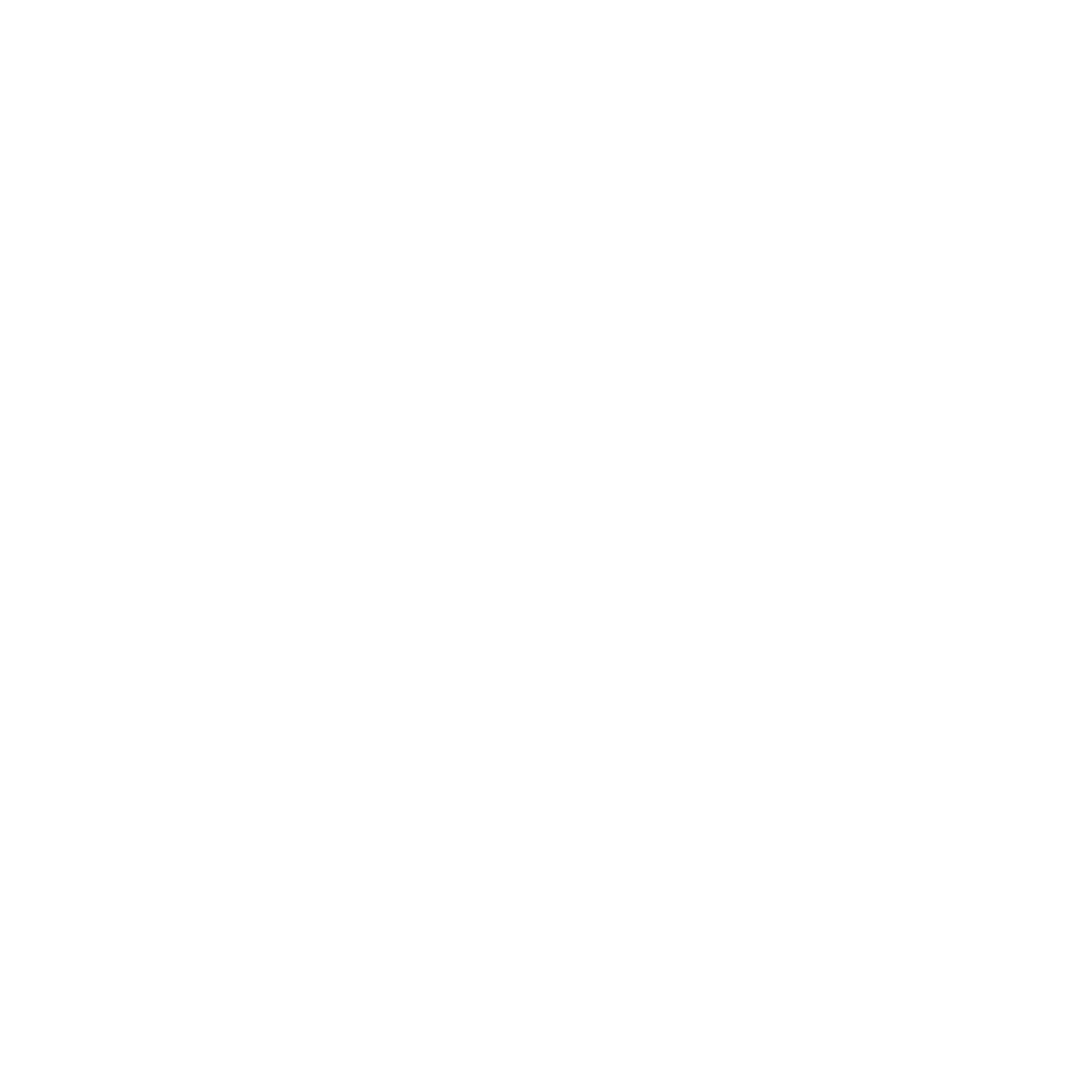 Black background with a white sketch of a flower with three loops at the top and two long curving stems.