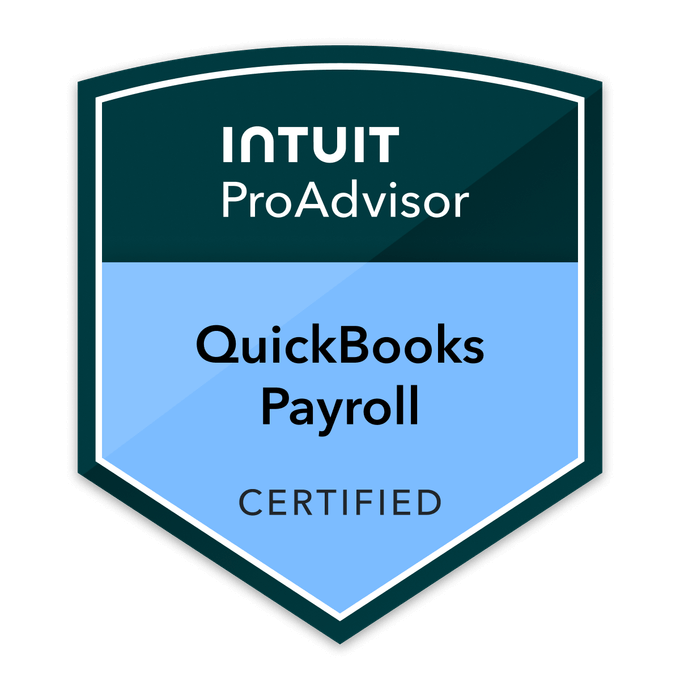 Quickbooks Payroll ProAdvisor Certified Badge