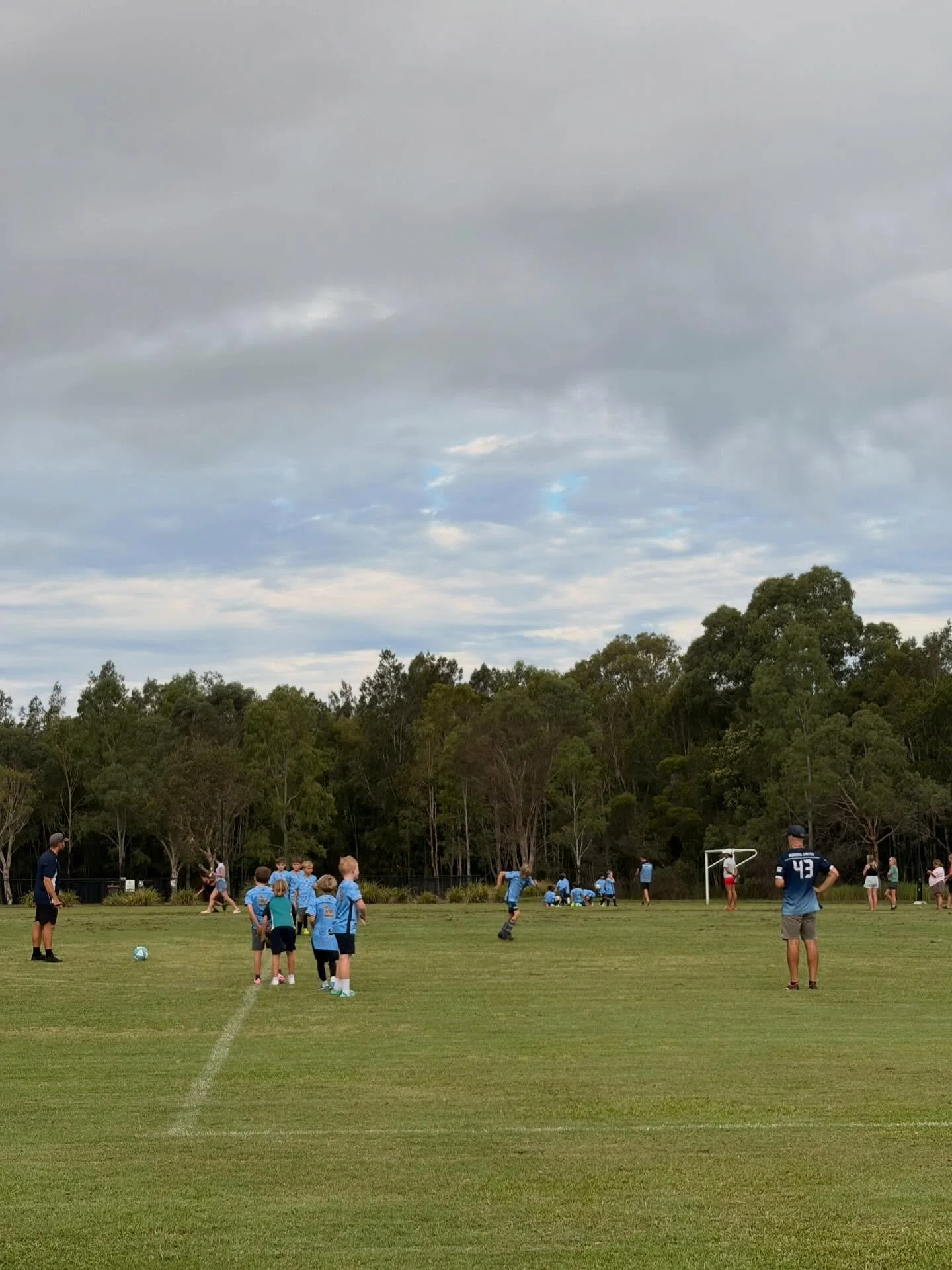Thanks to the volunteers and parents showing up week after week to help coach, manage, pump up balls, and tie those boot laces. You don&rsquo;t go unnoticed ✨.
Just quietly though, how good do those training shirts look! 🔥