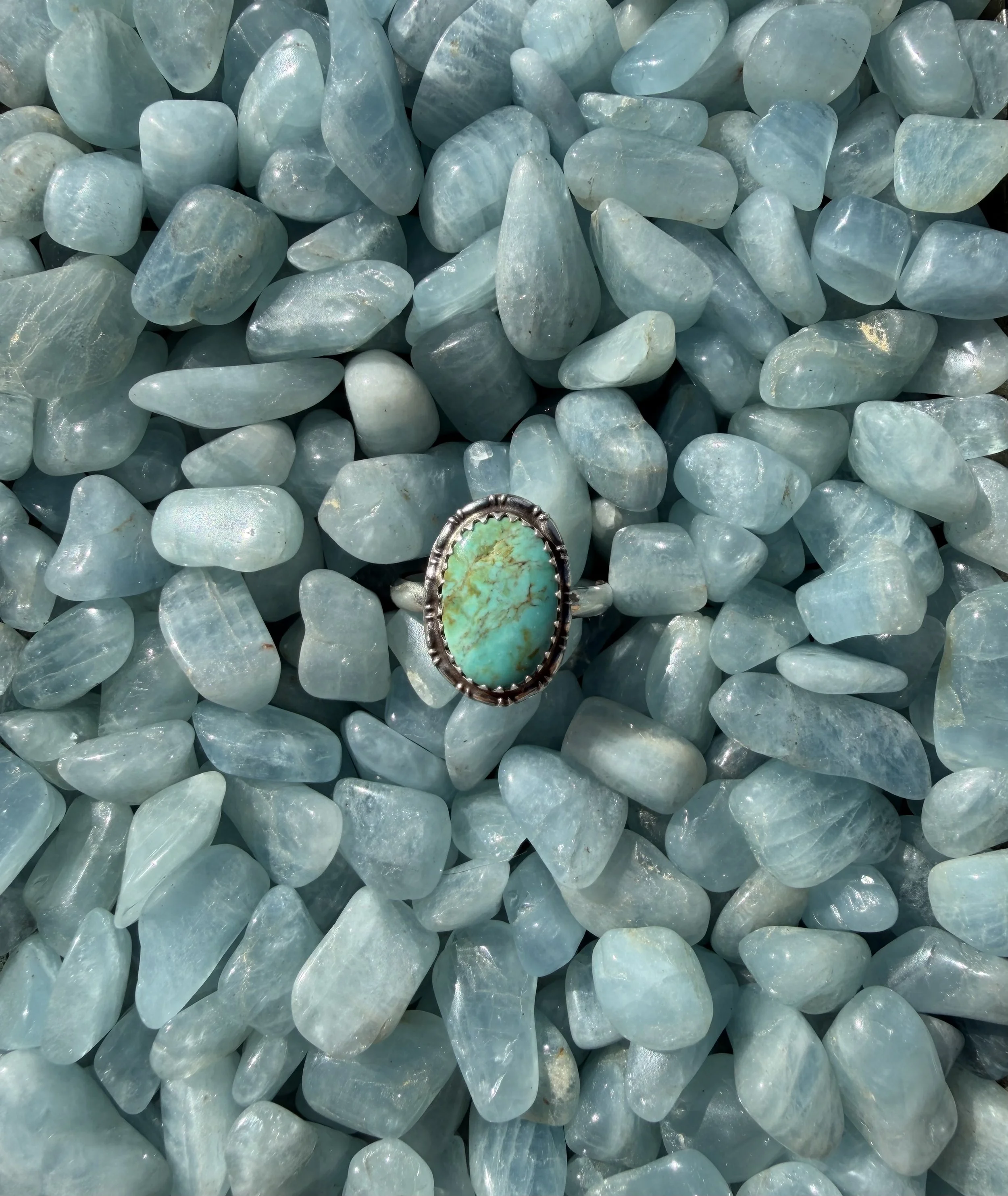 Chilean turquoise ring