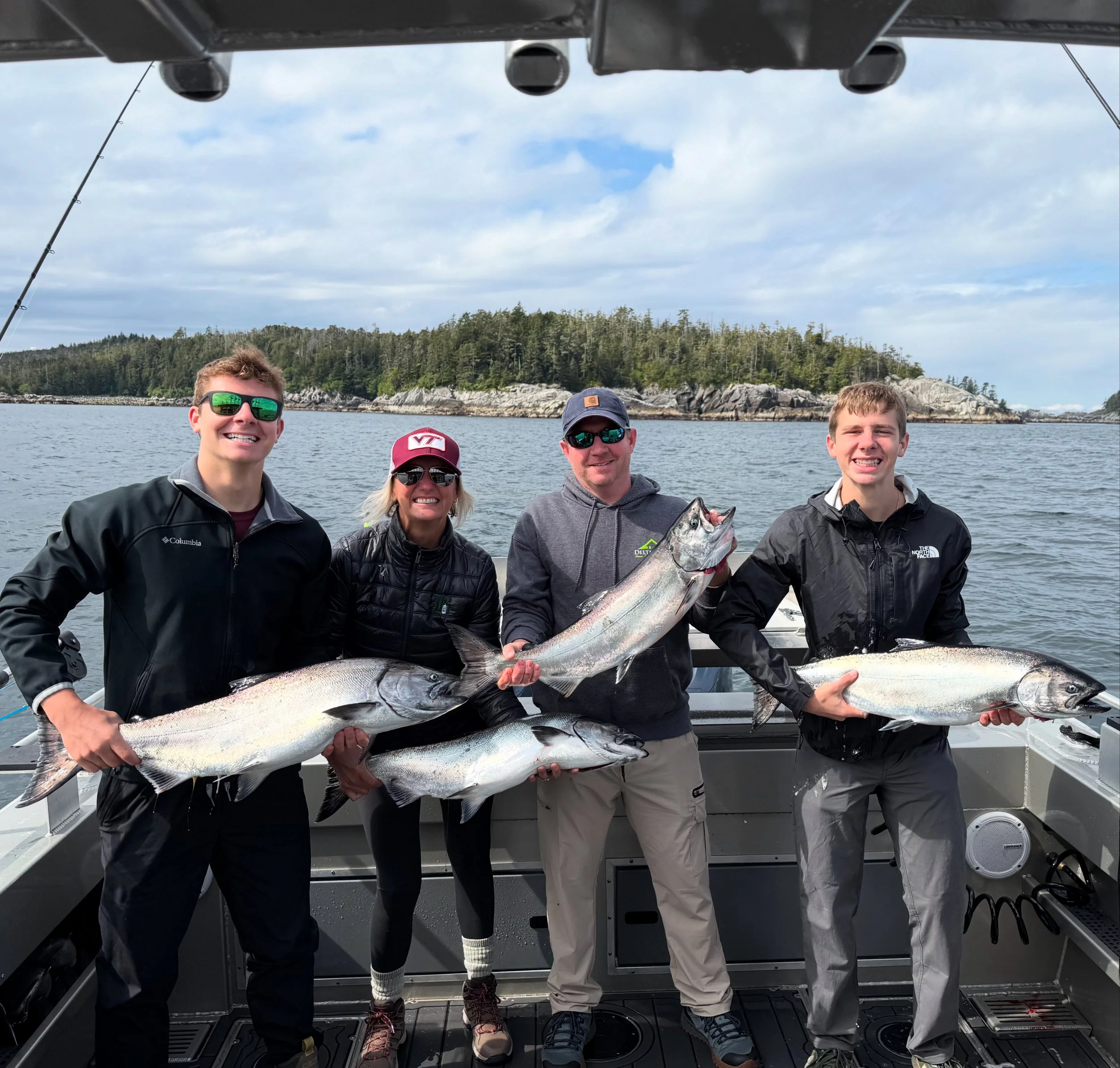 Catching fish in Sitka Alaska