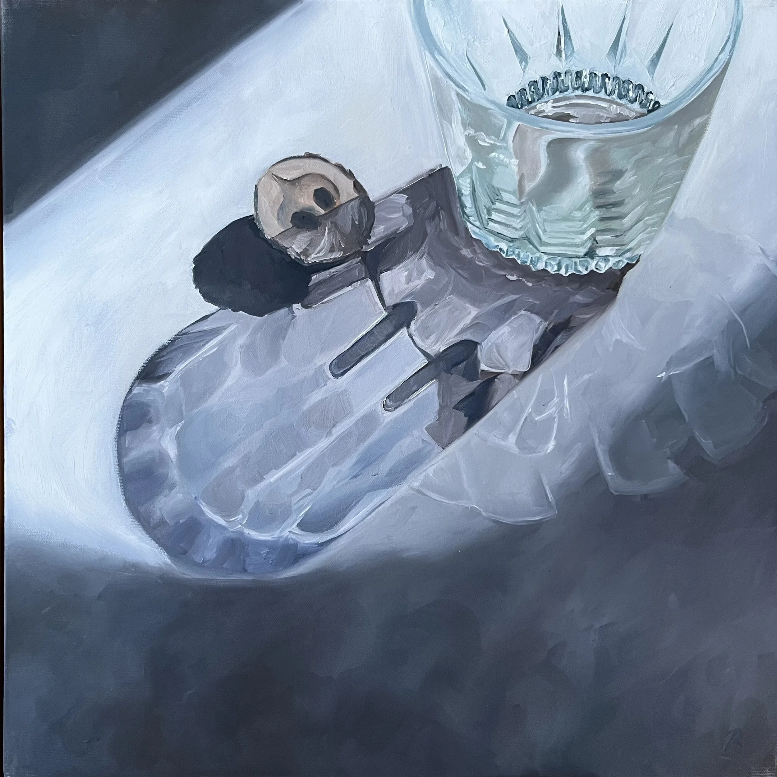 On Forms, 24 x 24, Oil on Canvas