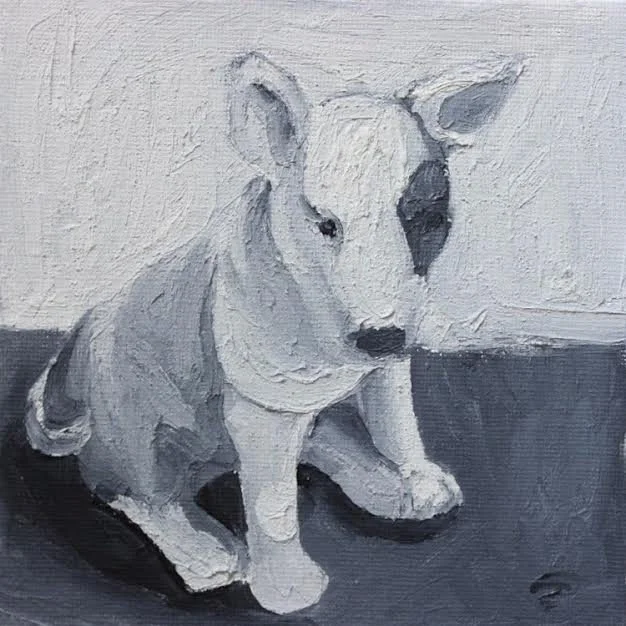 Kipper, 6 x 6, Oil on Canvas Panel