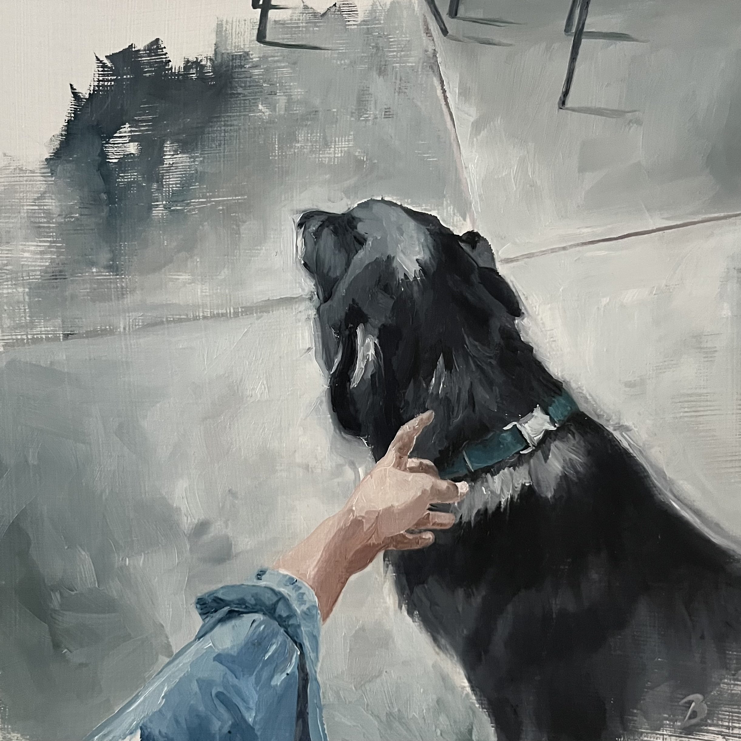 Bindi,
12 x 12,
Oil on Wood Panel