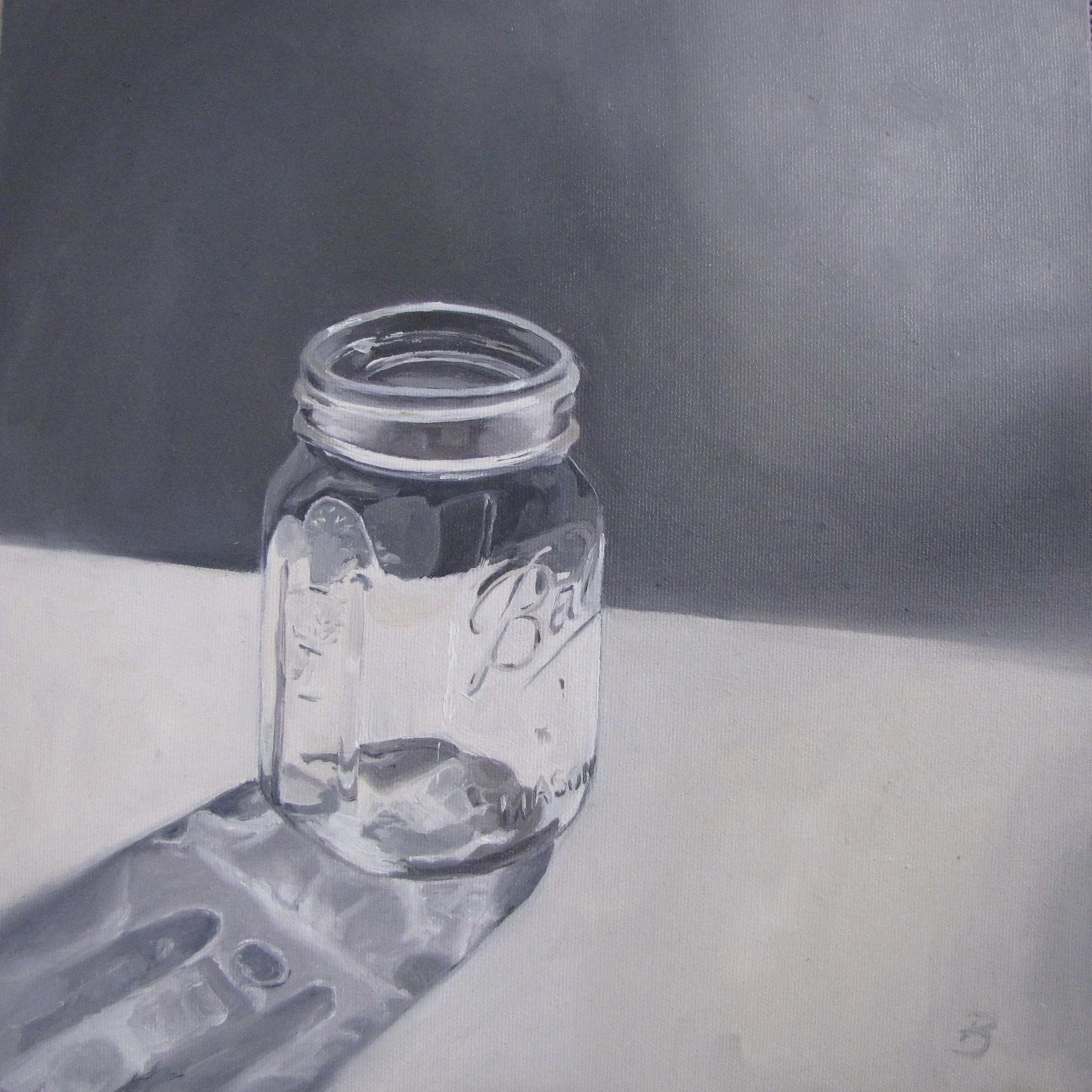 End of August, 12 x 12, Oil on Canvas