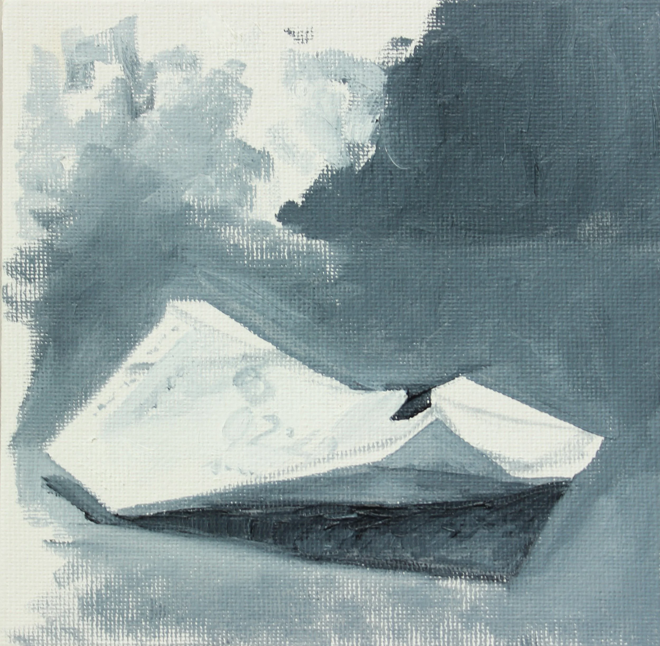 Parking Tag, 6 x 6, Oil on Panel