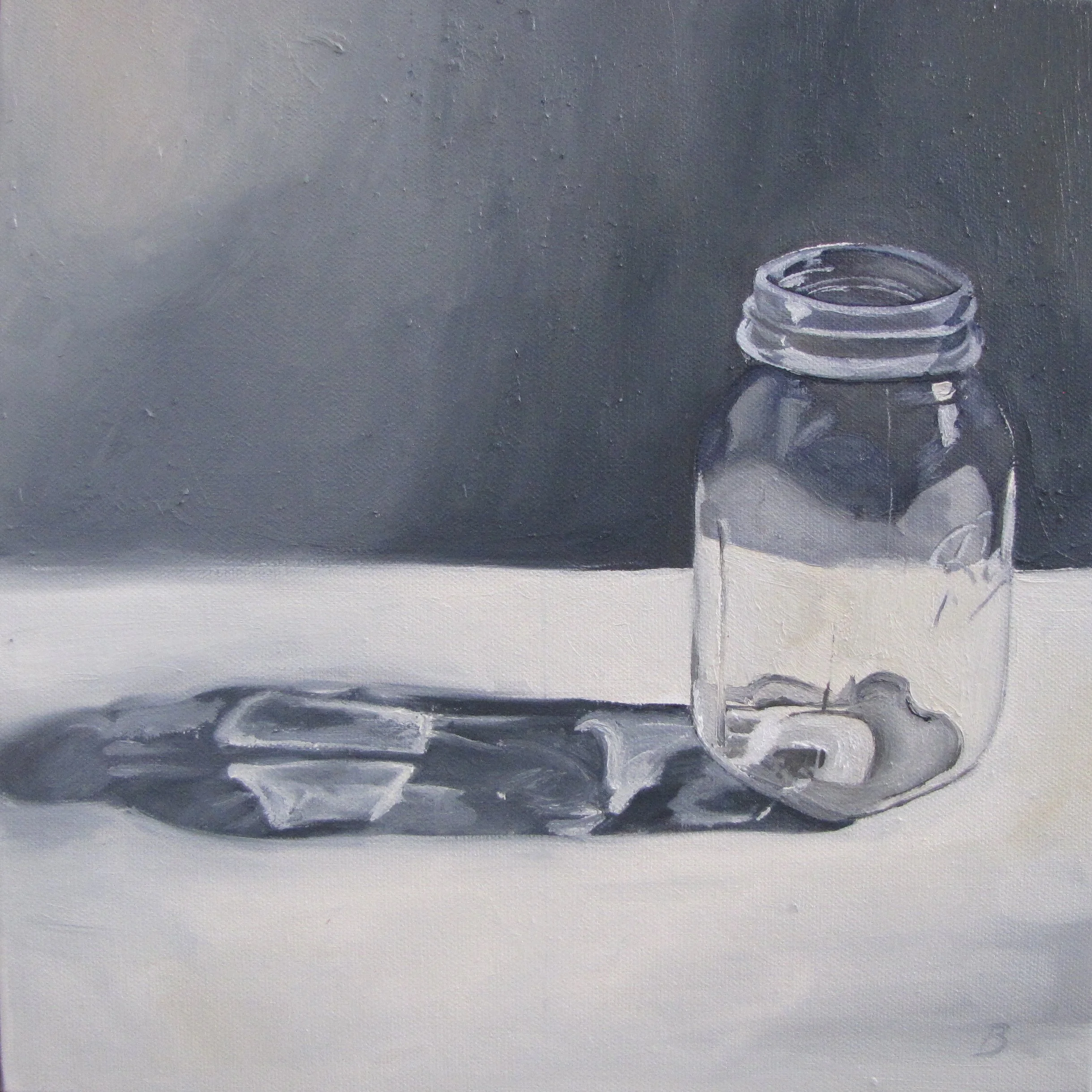 Length of Days, 12 x 12, Oil on Canvas