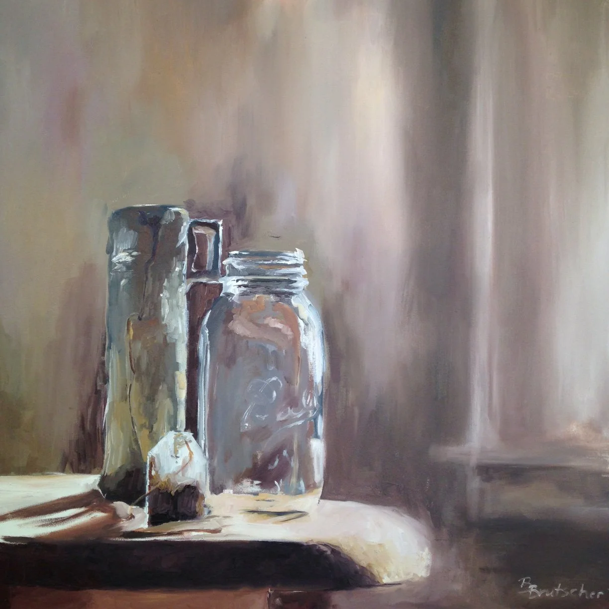 In Threes, 36 x 36, Oil on Canvas