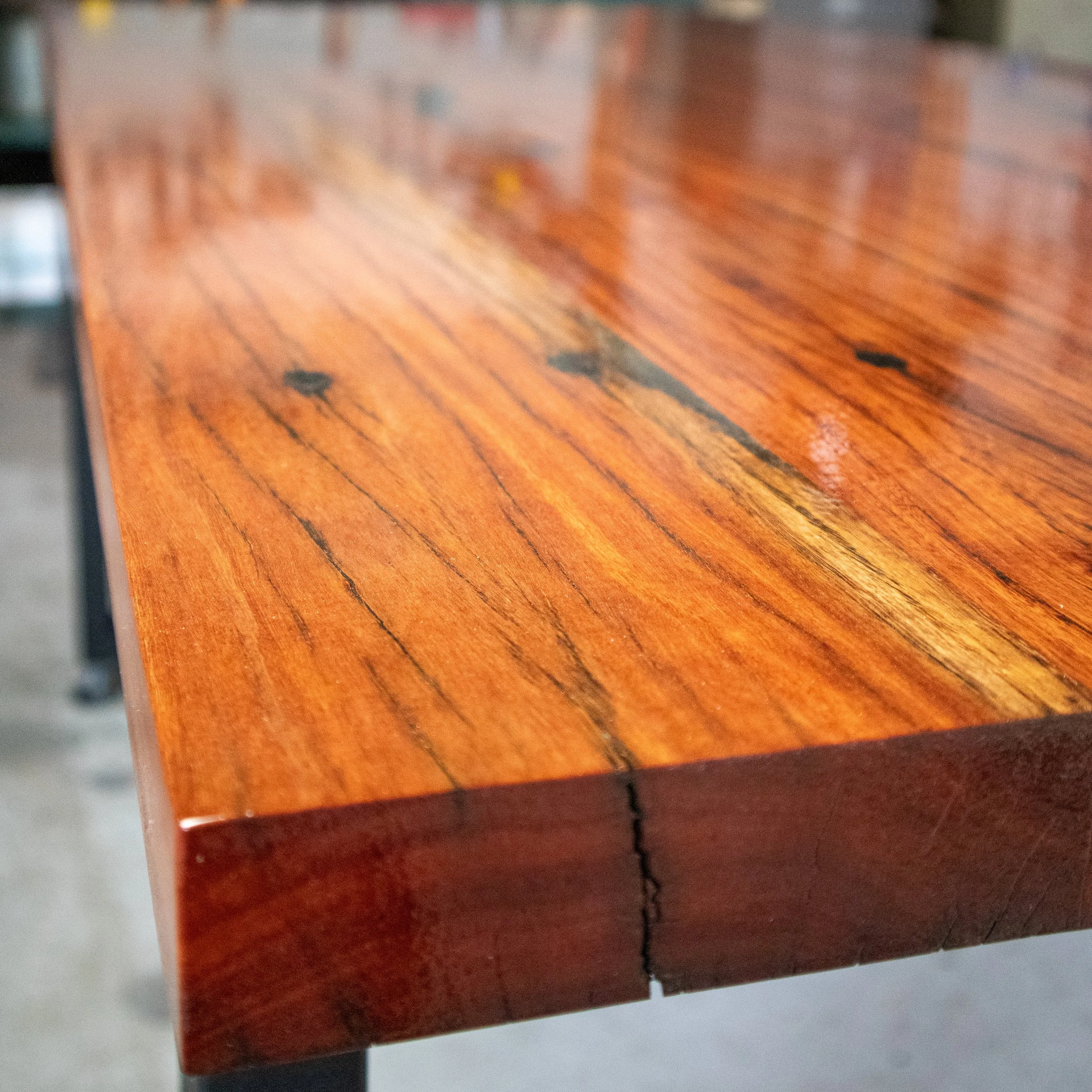 Australian Redgum Hardwood Timber Dining Table / Desk