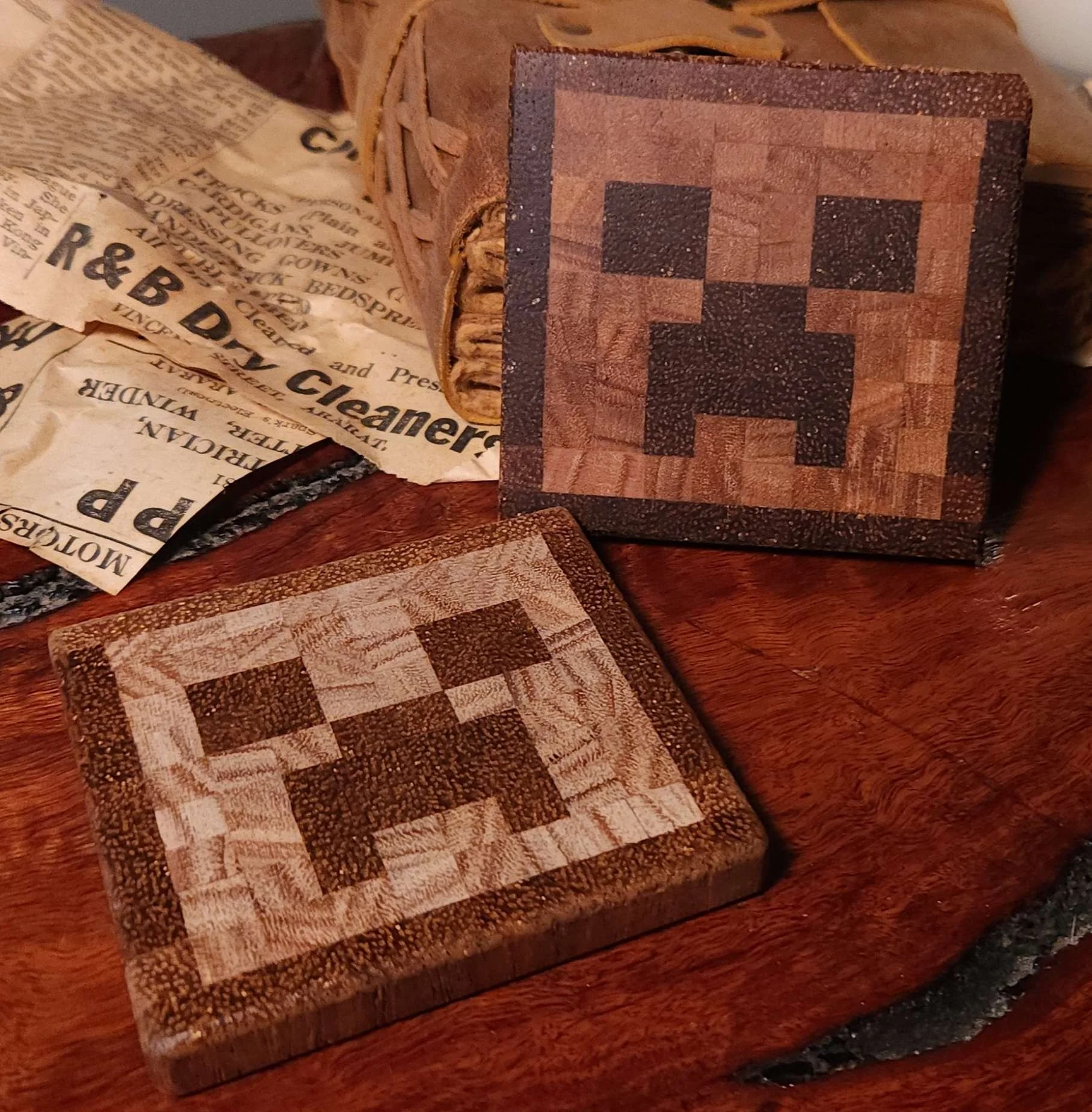 Handcrafted Hardwood Coaster