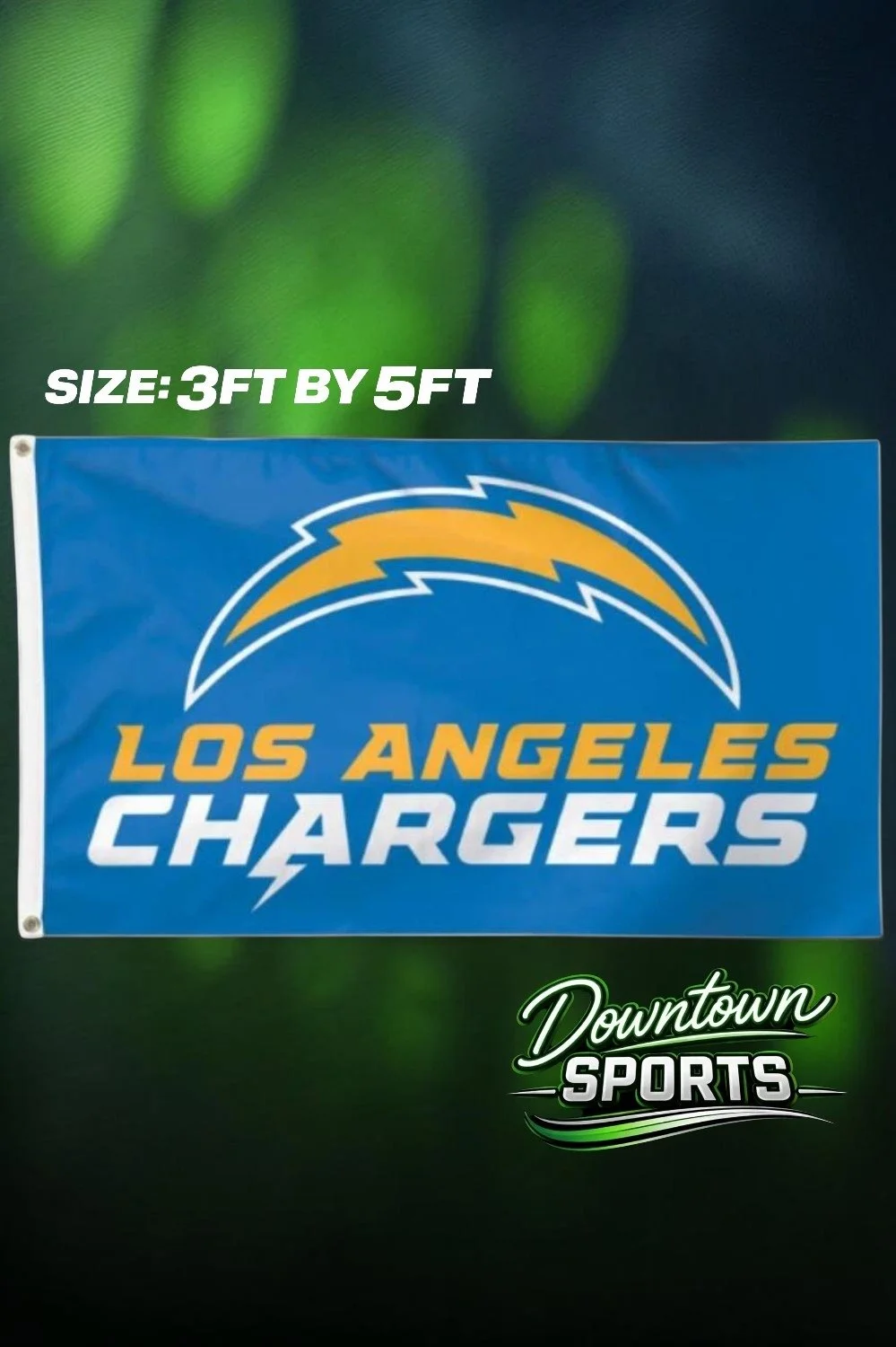 Los Angeles Chargers, NFL Team Flag – Full Size 3ft by 5ft