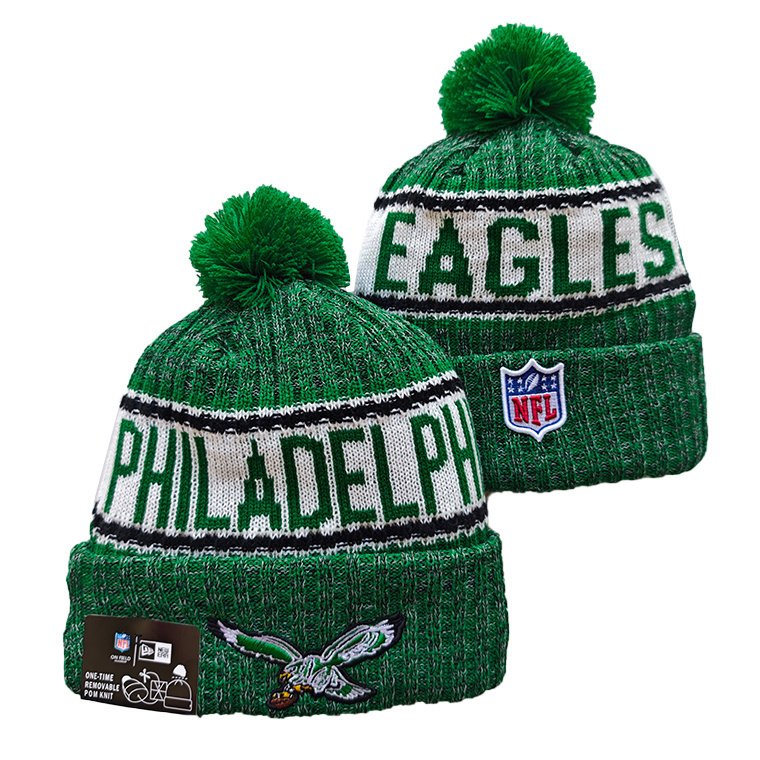 Kelly Green Philadelphia Eagles Alternative NFL officially licensed Beanie – New Era 2024-25