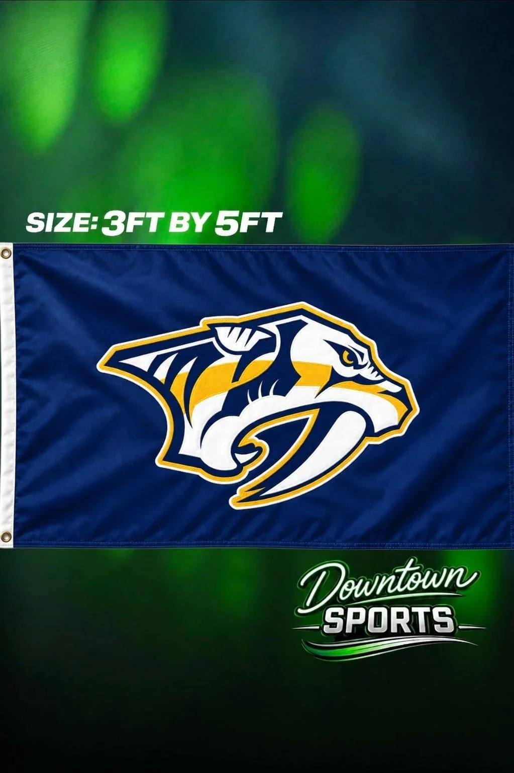 Nashville Predators NHL Team Flag – Full Size 3ft by 5ft