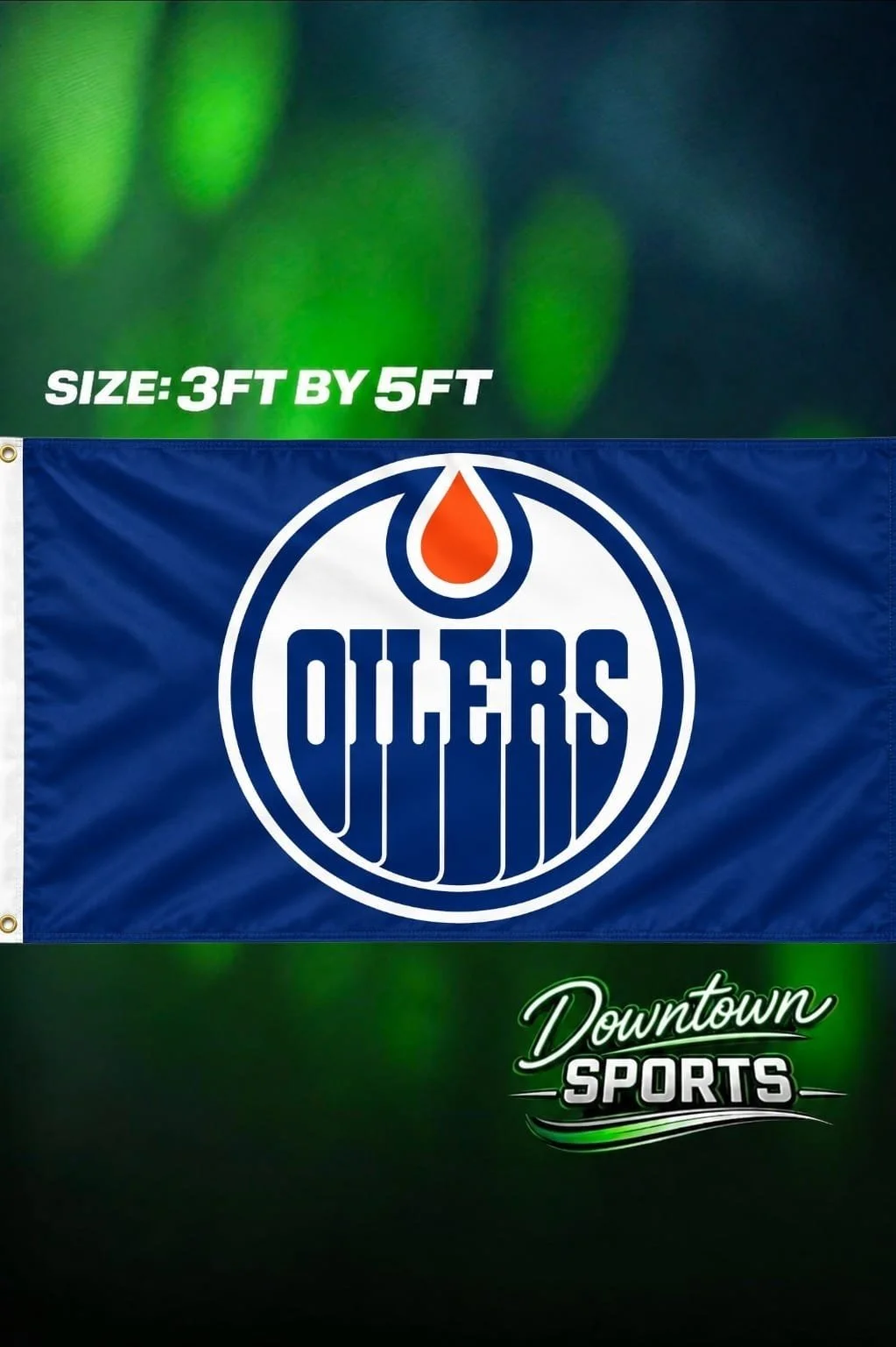 Edmonton Oilers NHL Team Flag – Full Size 3ft by 5ft