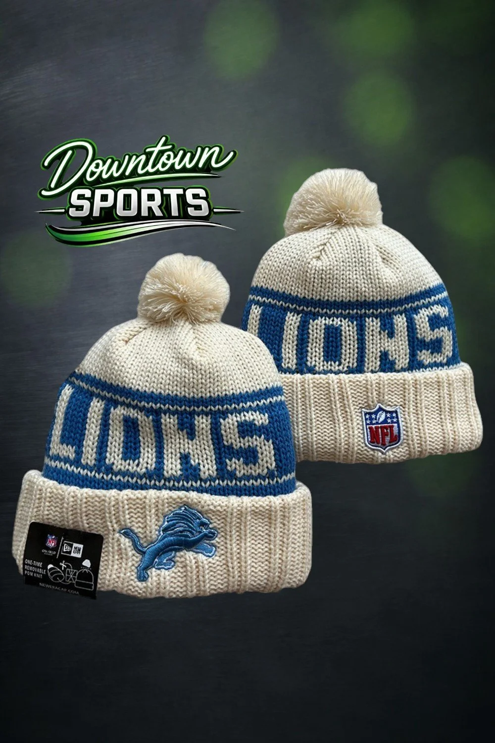 Detroit Lions Alternative NFL officially licensed Beanie – New Era 2024-25