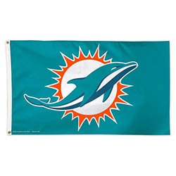 Miami Dolphins, NFL Team Flag – Full Size 3ft by 5ft
