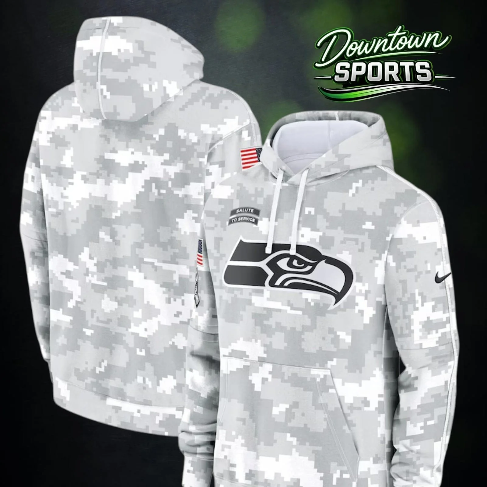 Seattle Seahawks Official NFL Salute to Service Hoodie