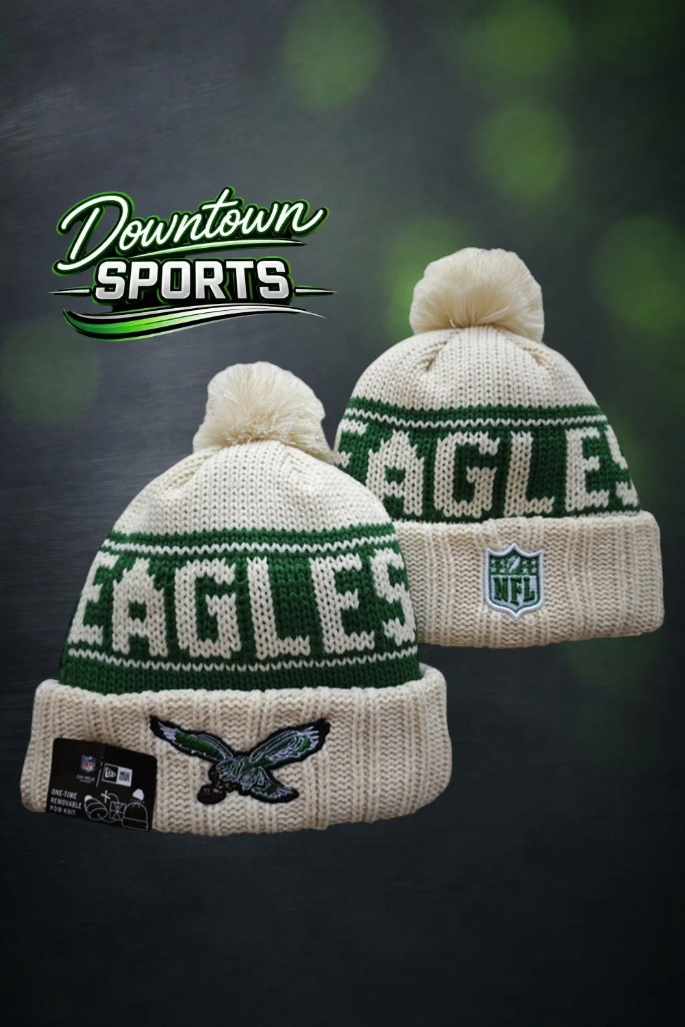 Kelly Green Philadelphia Eagles Alternative NFL officially licensed Beanie – New Era 2024-25