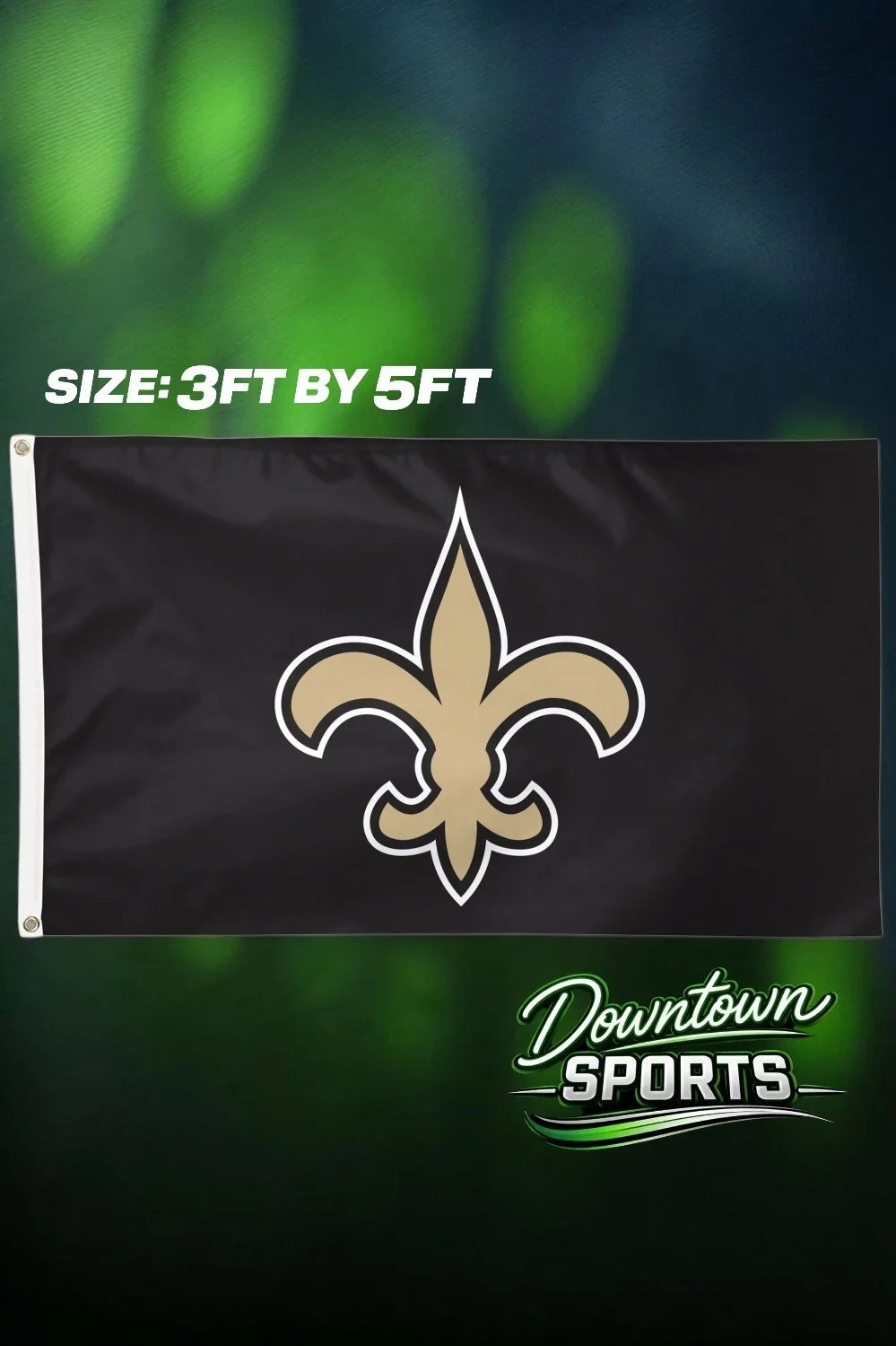 New Orleans Saints, NFL Team Flag – Full Size 3ft by 5ft