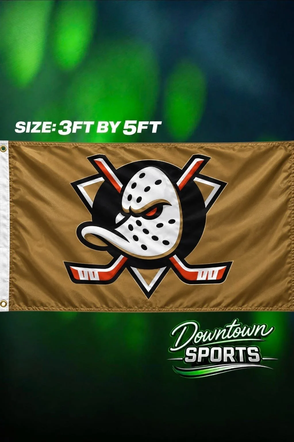 Anaheim Ducks NHL Team Flag – Full Size 3ft by 5ft