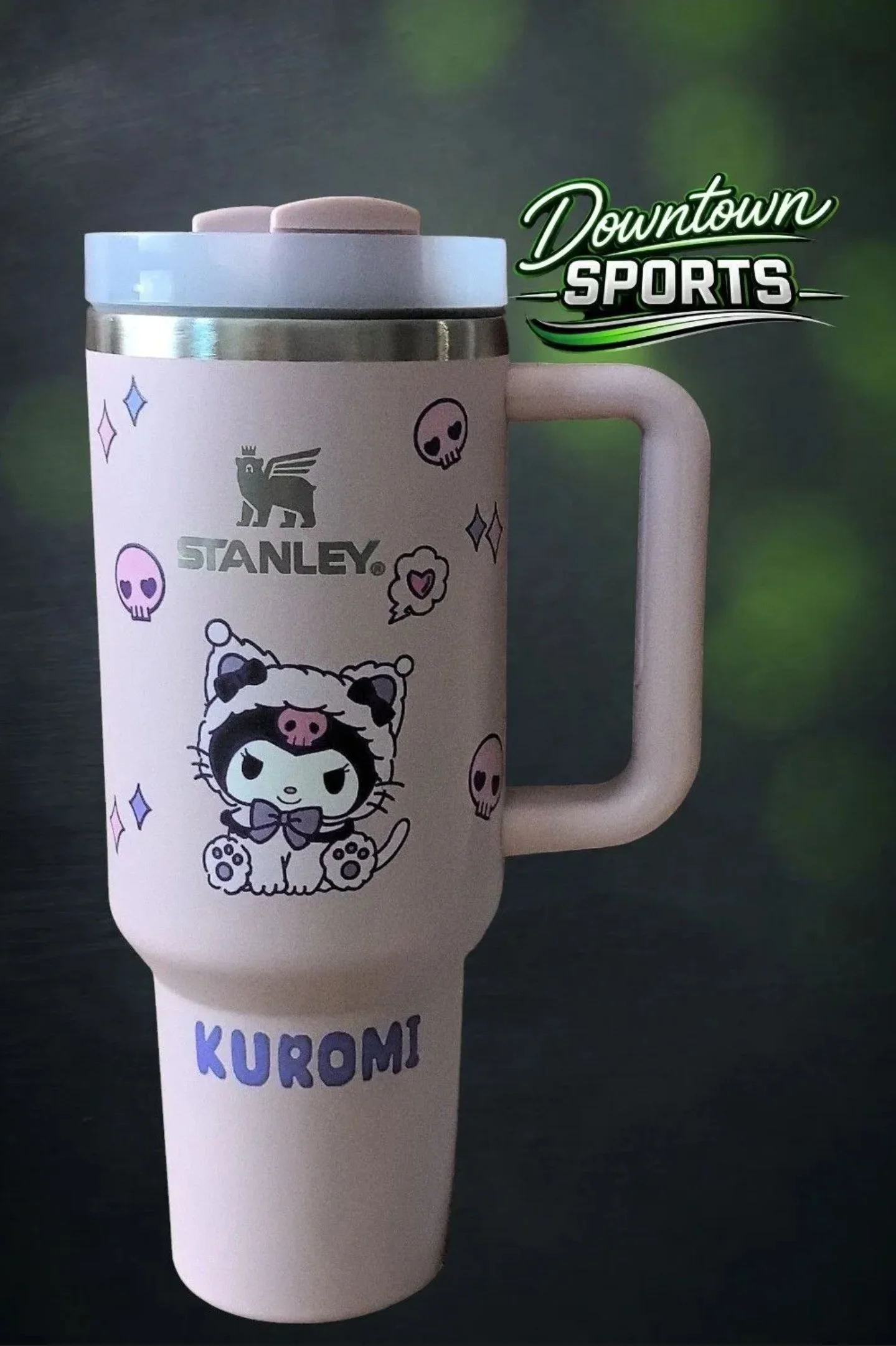 KUROMI KITTEN STANLEY CUP – OFFICIAL SANRIO x STANLEY COLLAB PALE PINK