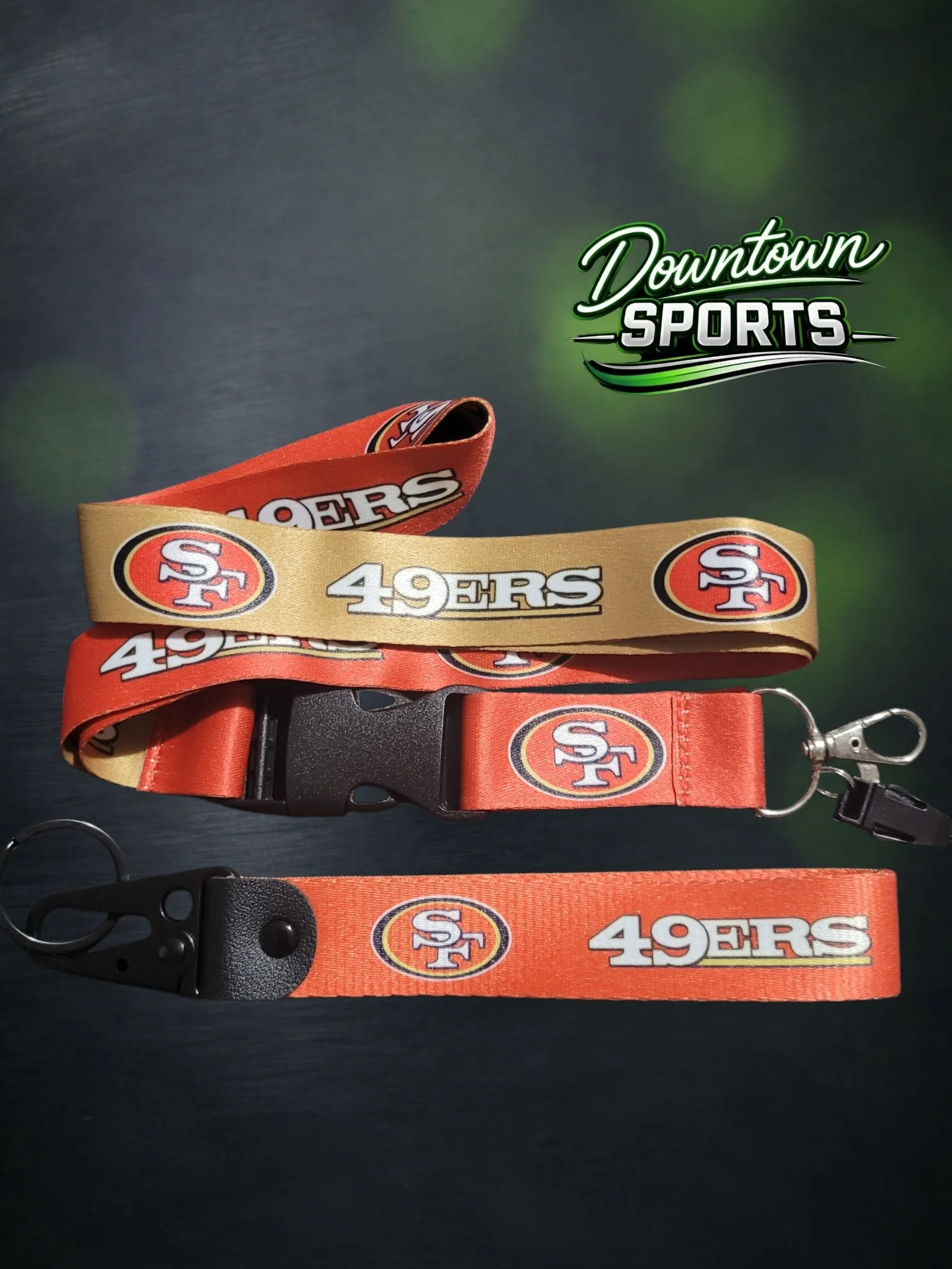 San Francisco 49ers NFL Target edition Keychain And Lanyard Bundle