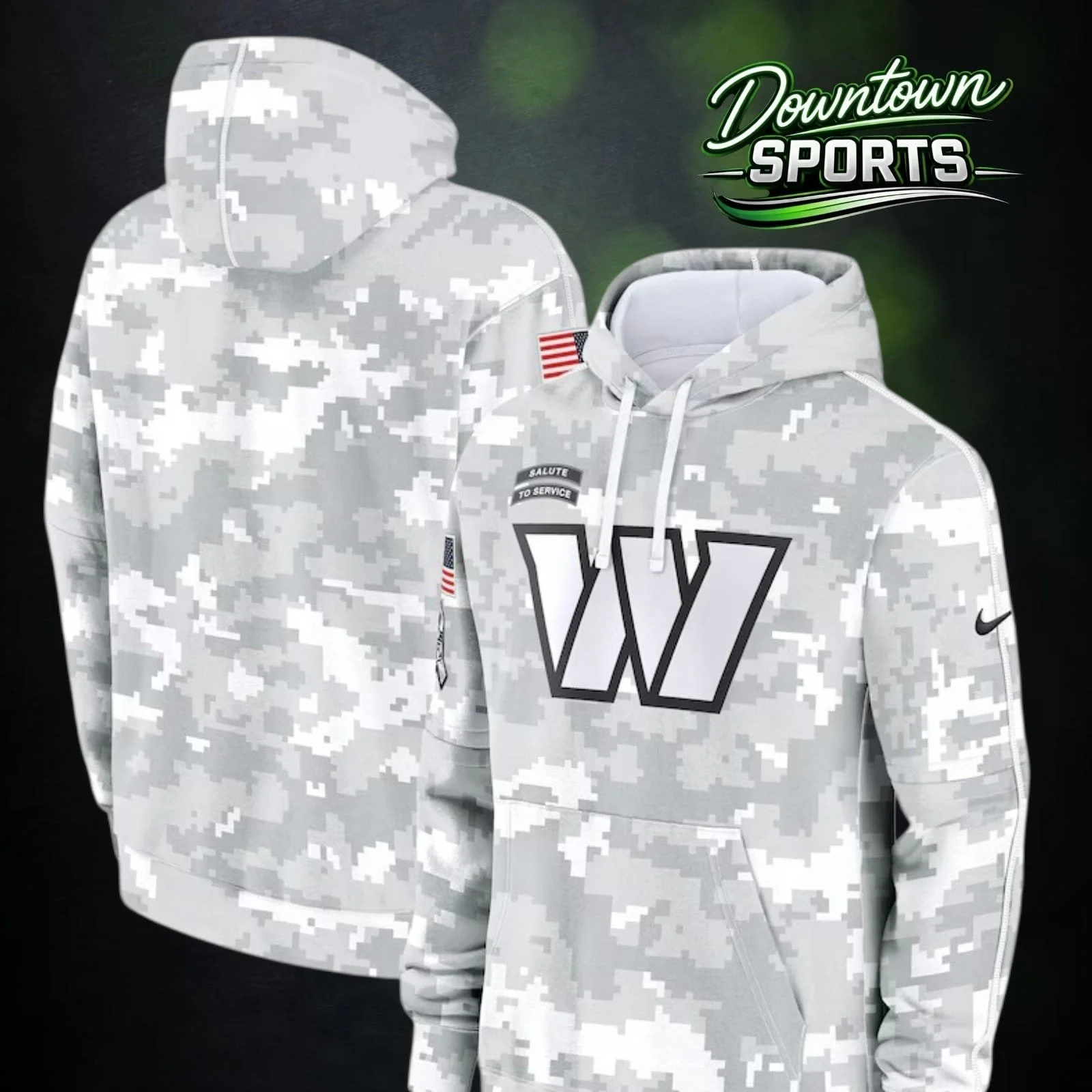 Washington Commanders NFL Salute to Service Hoodie