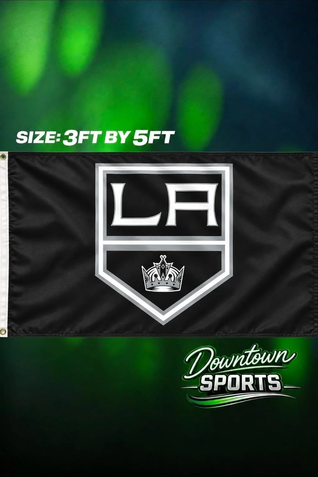 Los Angeles Kings NHL Team Flag – Full Size 3ft by 5ft