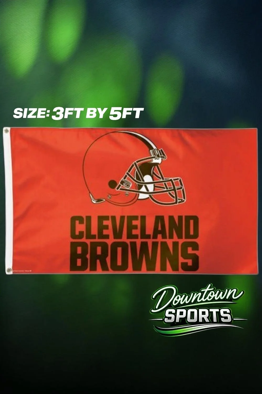 Cleveland Browns, NFL Team Flag – Full Size 3ft by 5ft