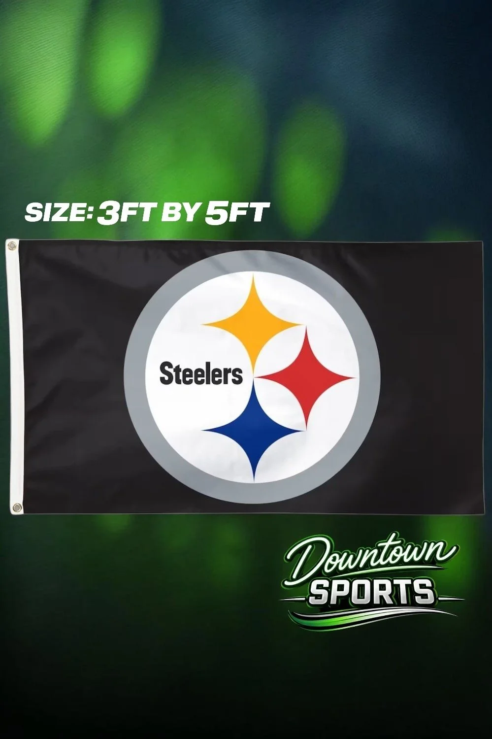 Pittsburgh Steelers, NFL Team Flag – Full Size 3ft by 5ft