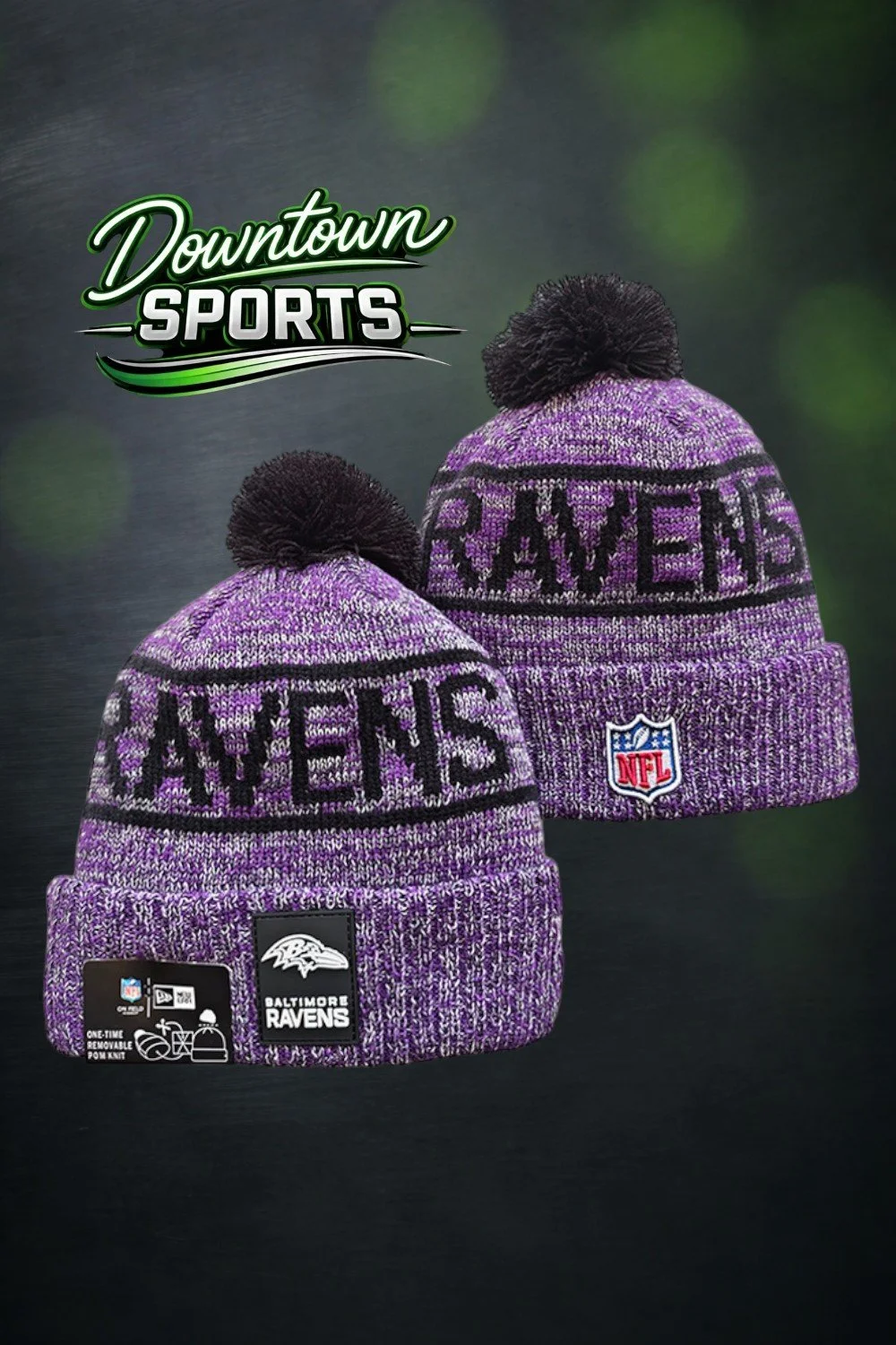 Baltimore Ravens Alternative NFL offically licensed Beanie – New Era 2024-25