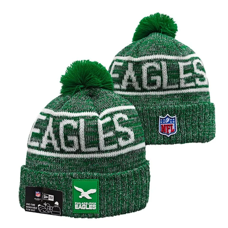Kelly Green Philadelphia Eagles Alternative NFL officially licensed Beanie – New Era 2024-25