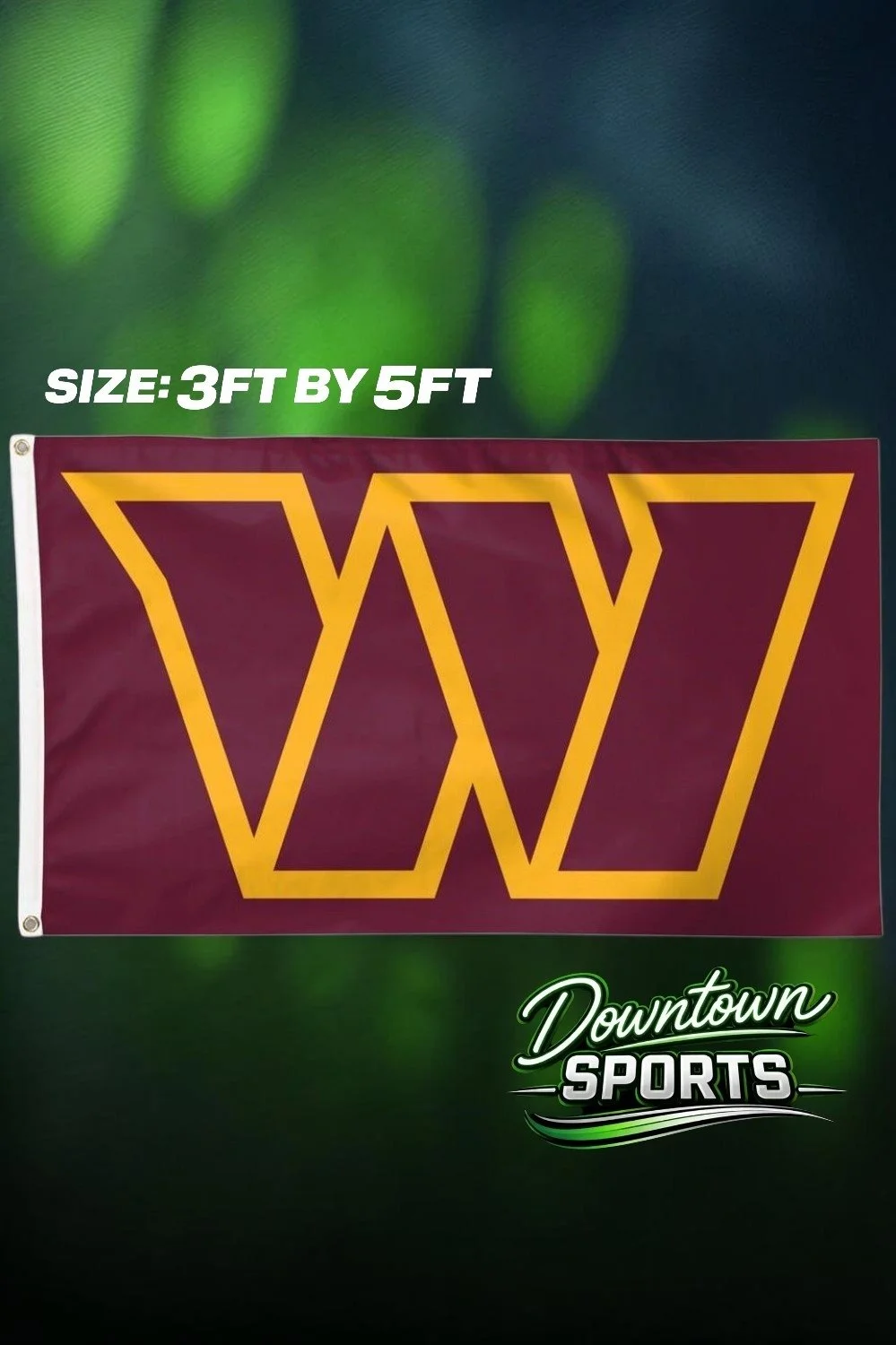 Washington Commanders, NFL Team Flag – Full Size 3ft by 5ft