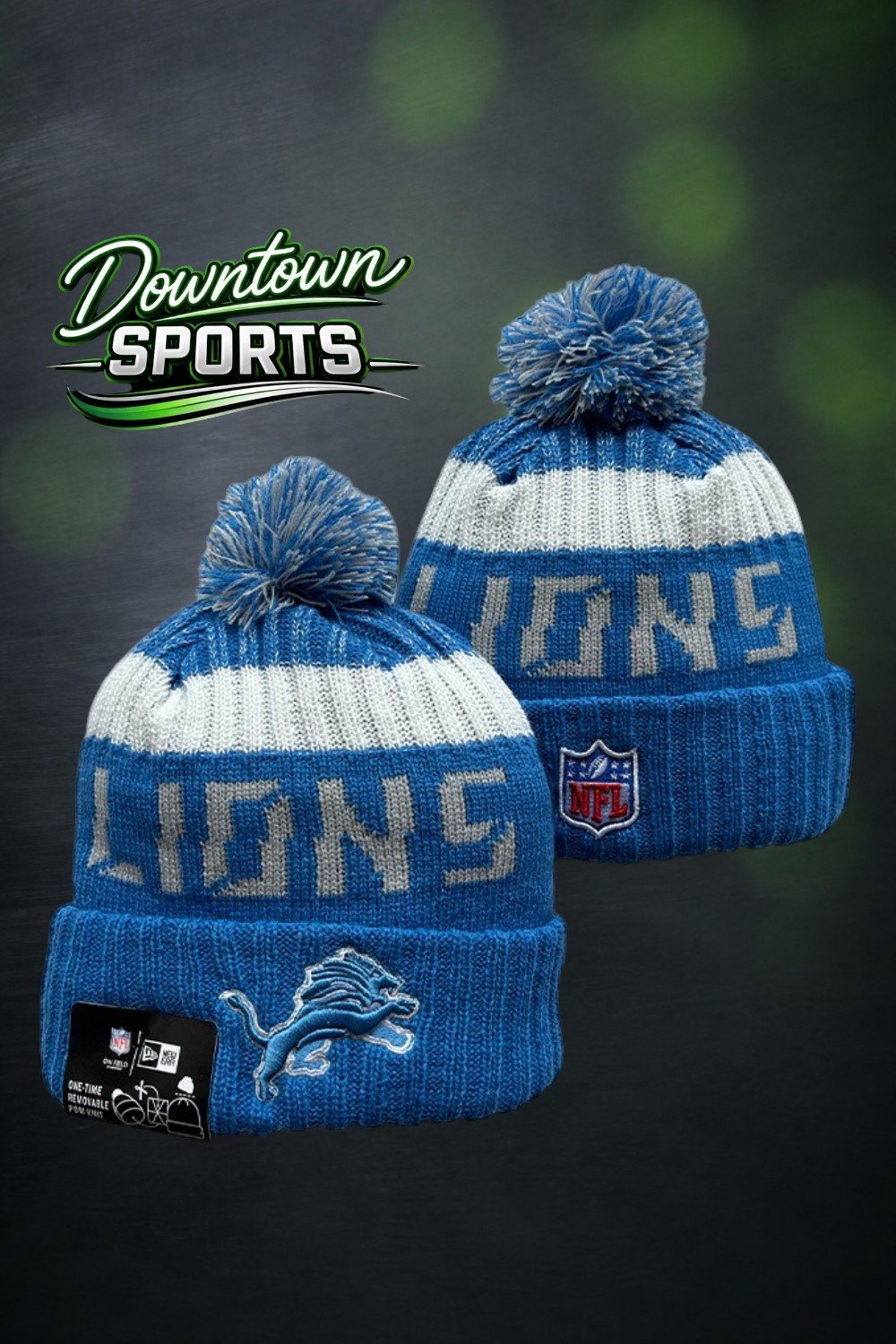 Detroit Lions Alternative NFL officially licensed Beanie – New Era 2024-25