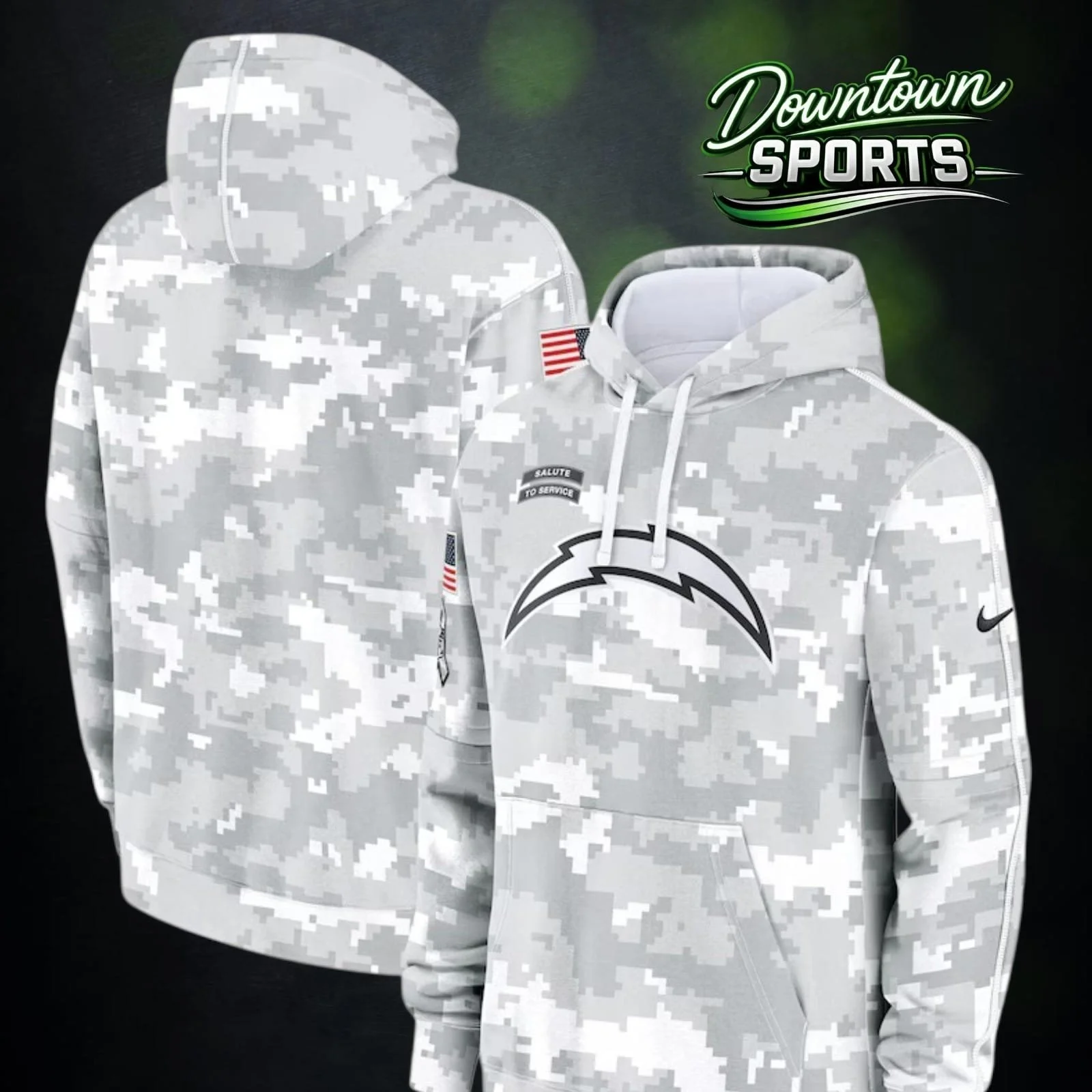 Los Angeles Chargers Official NFL Salute to Service Hoodie