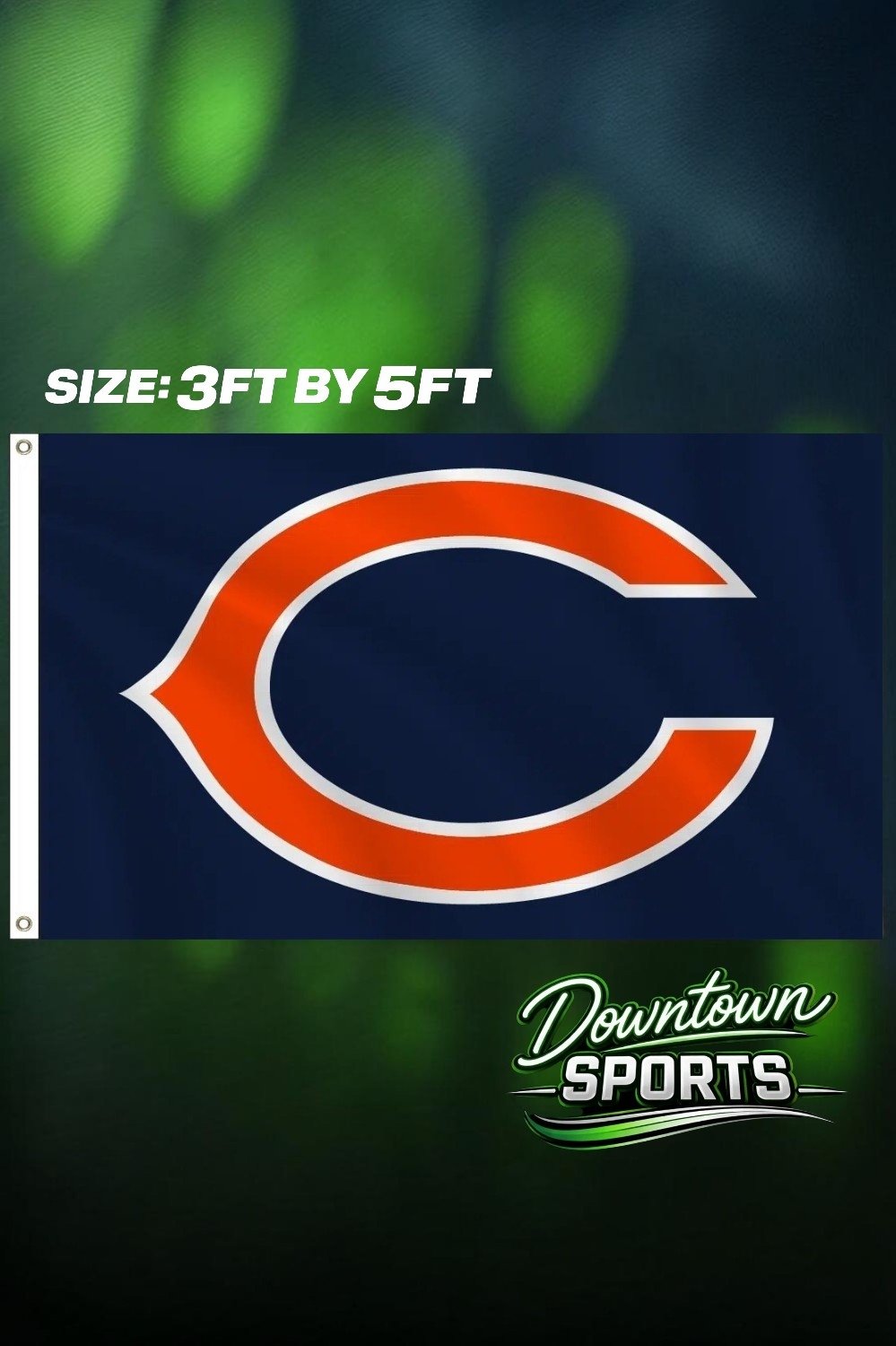 Chicago Bears, NFL Team Flag – Full Size 3ft by 5ft