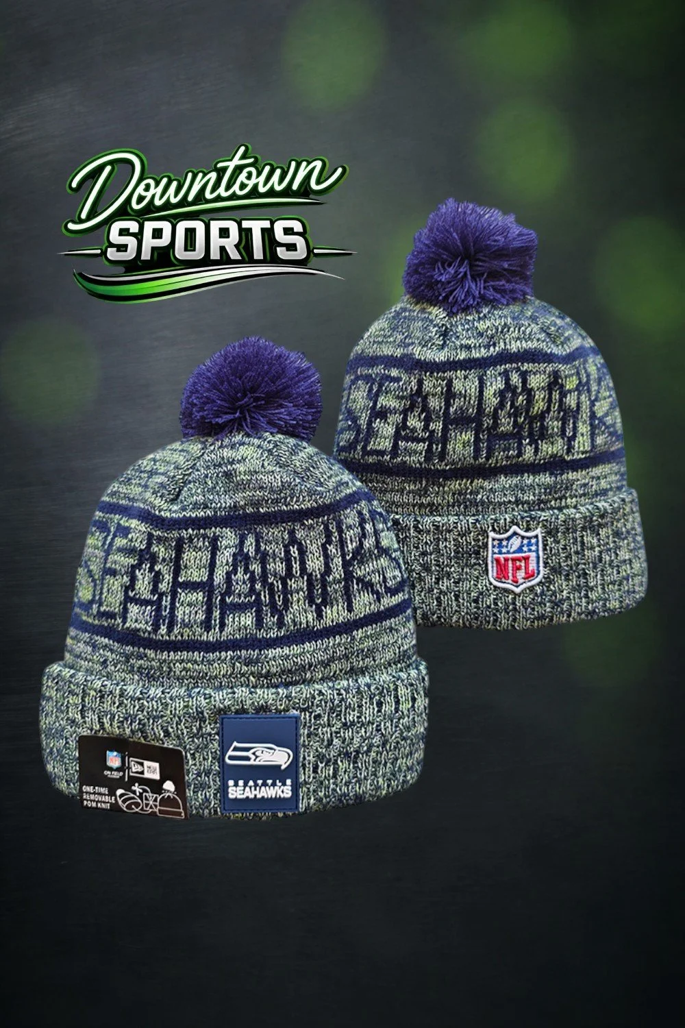 Seattle Seahawks Alternative NFL officially licensed Beanie – New Era 2024-25