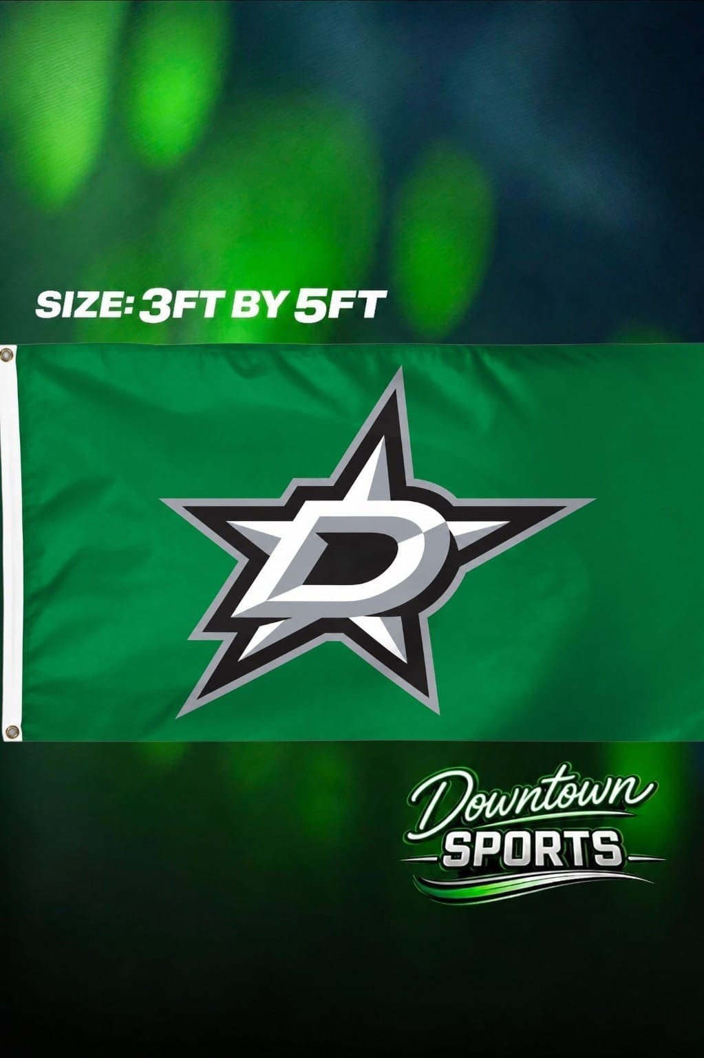 Dallas Stars NHL Team Flag – Full Size 3ft by 5ft