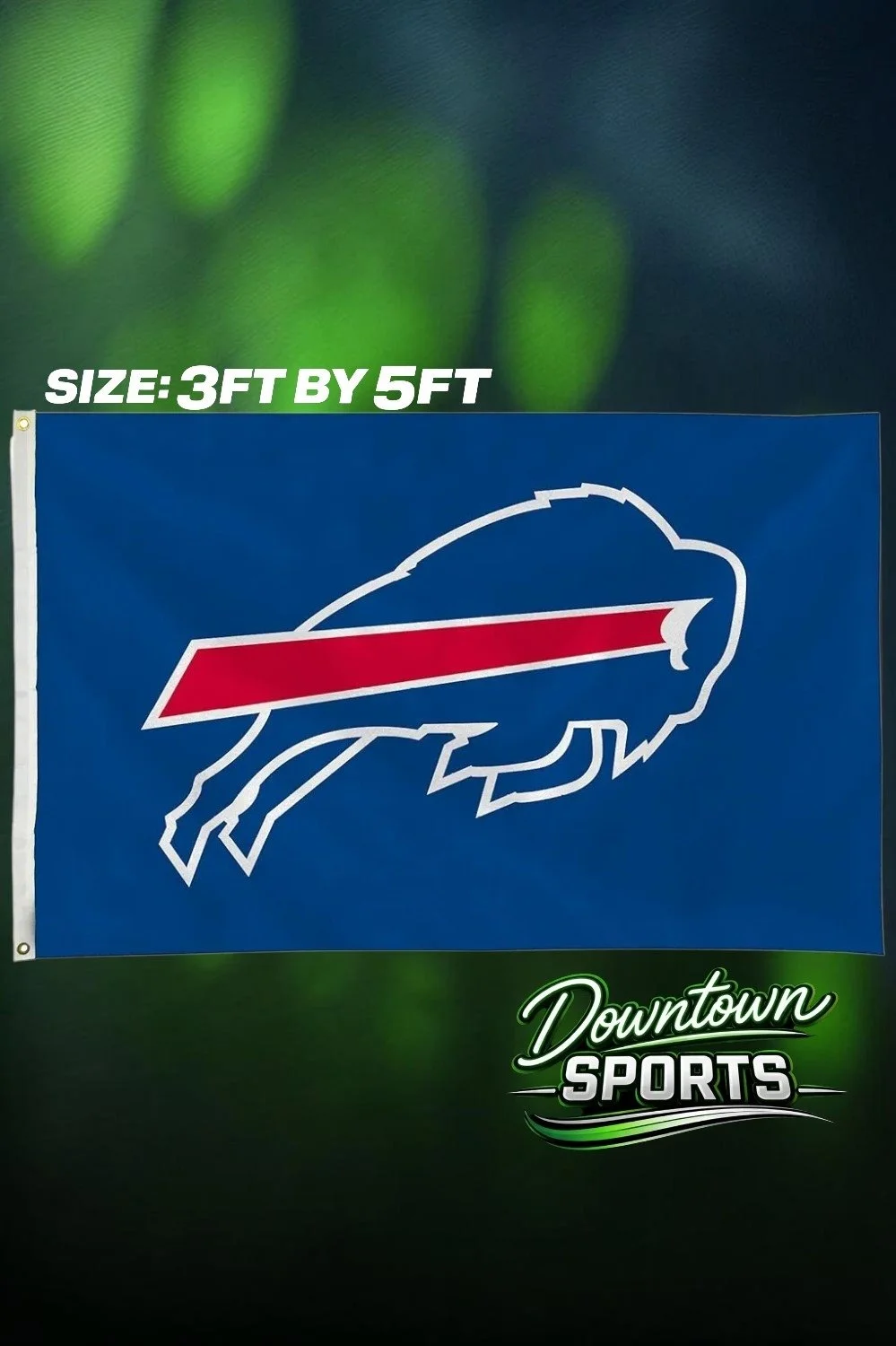 Buffalo Bills, NFL Team Flag – Full Size 3ft by 5ft