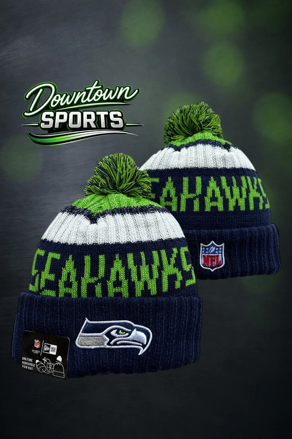 Seattle Seahawks Alternative NFL officially Licensed Beanie – New Era 2024-25