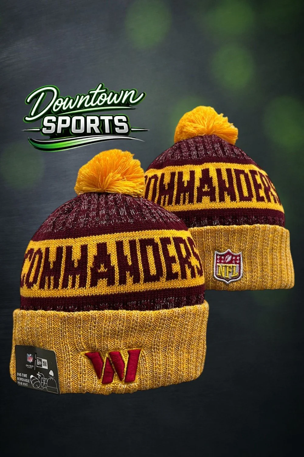 Washington Commanders Alternative NFL officially Licensed Beanie – New Era 2024-25