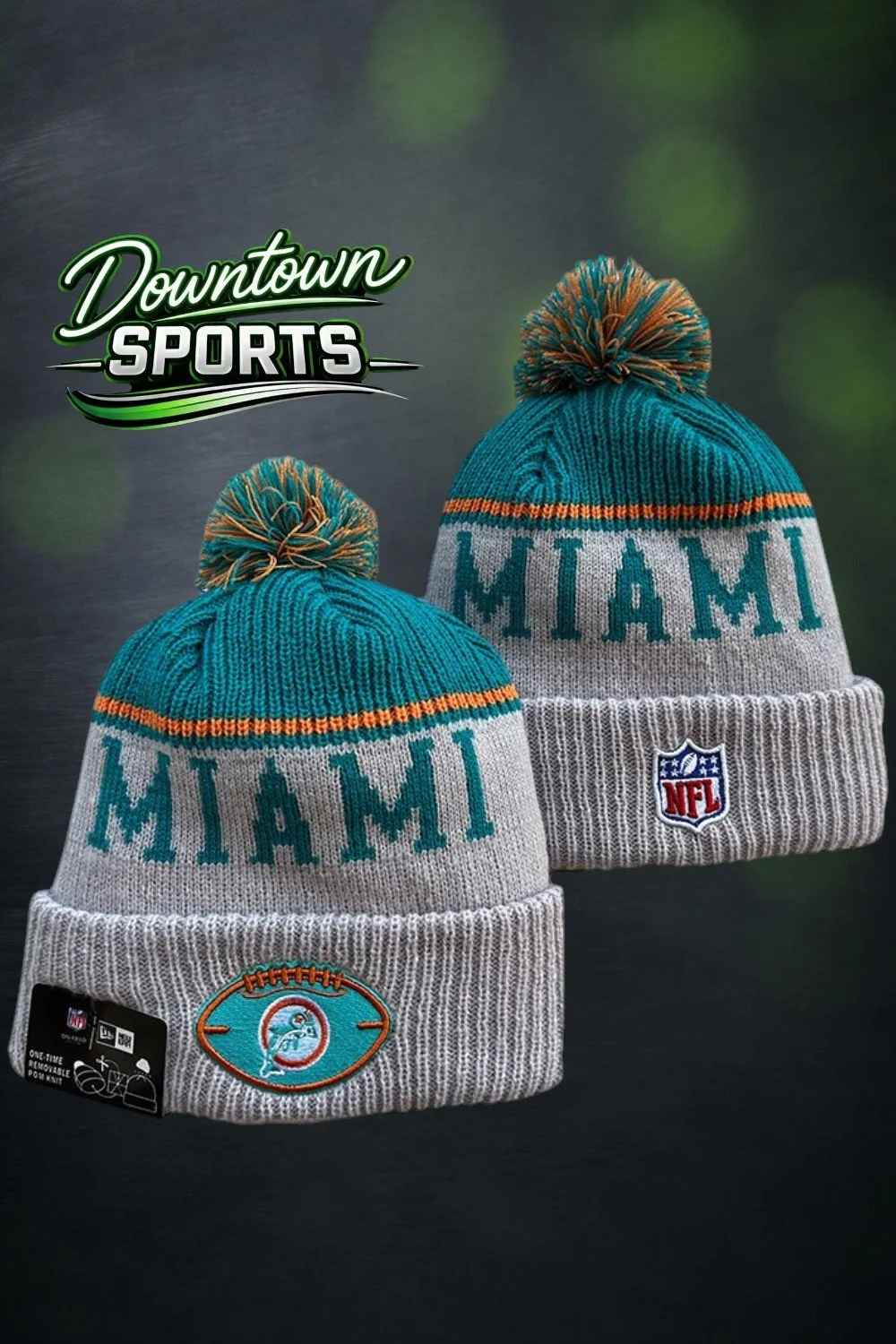 Miami Dolphins Alternative NFL officially licensed Beanie – New Era 2024-25